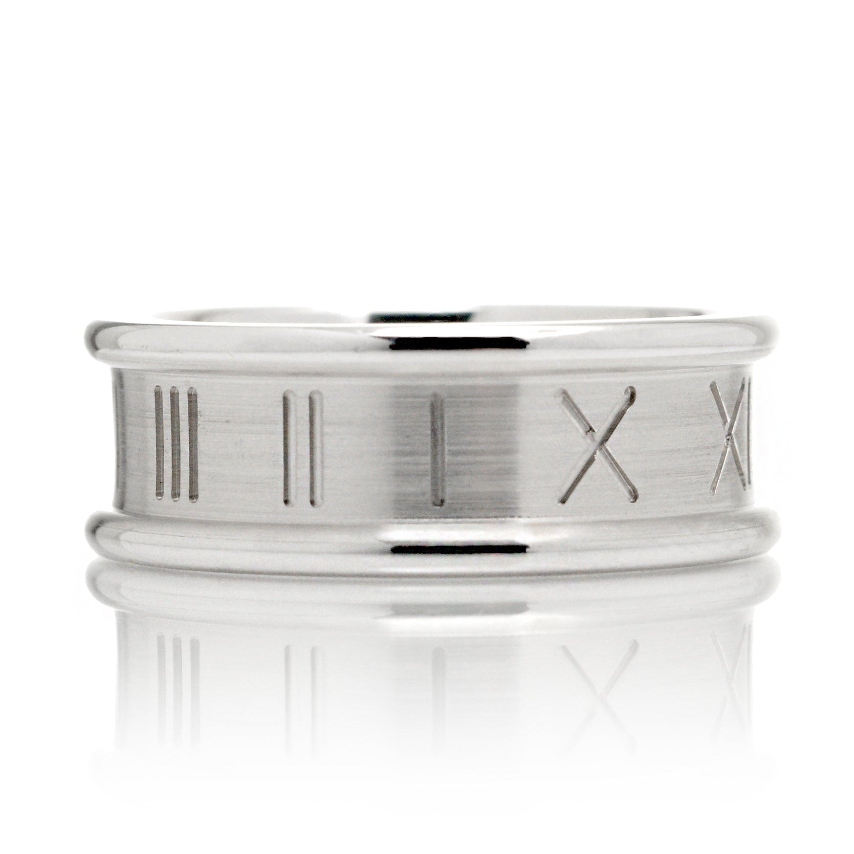Men's Wedding Band Roman Numerals
