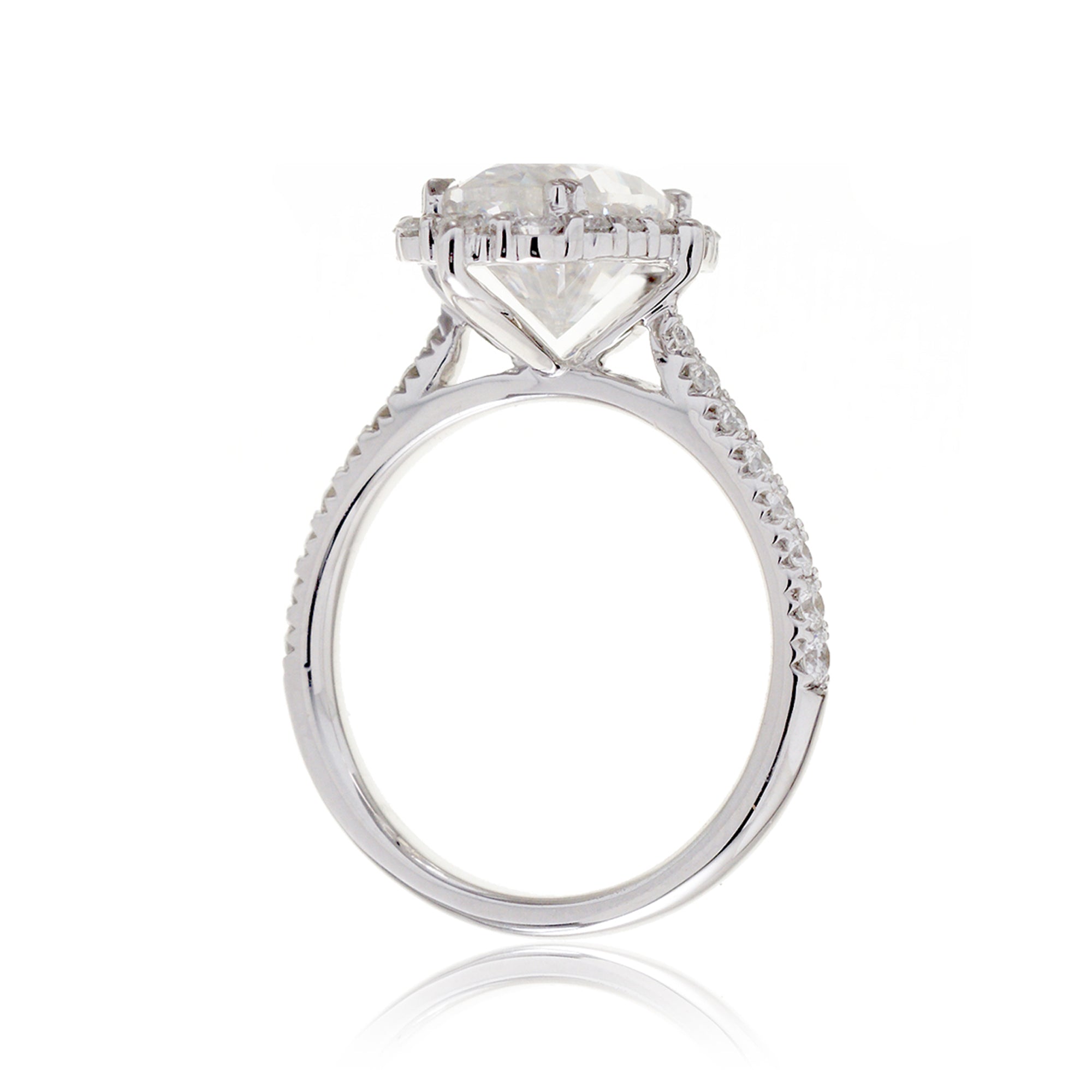 The Haley Oval Moissanite Ring