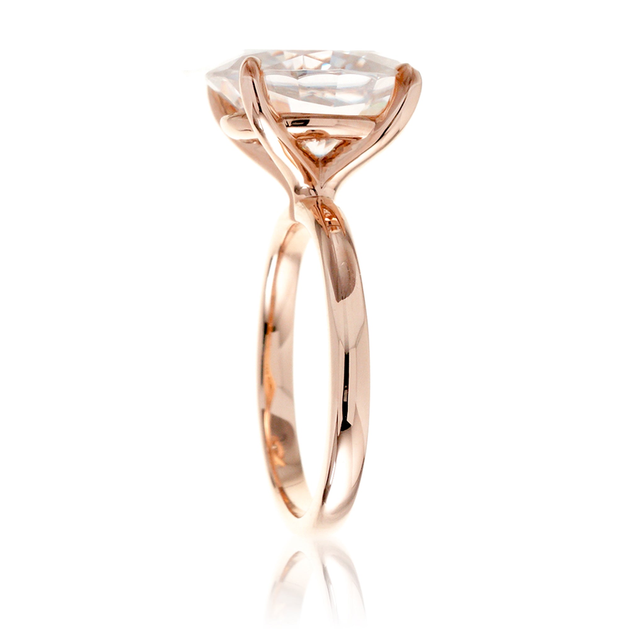 The Kim Solitaire  Oval Diamond Ring ( Lab-Grown)