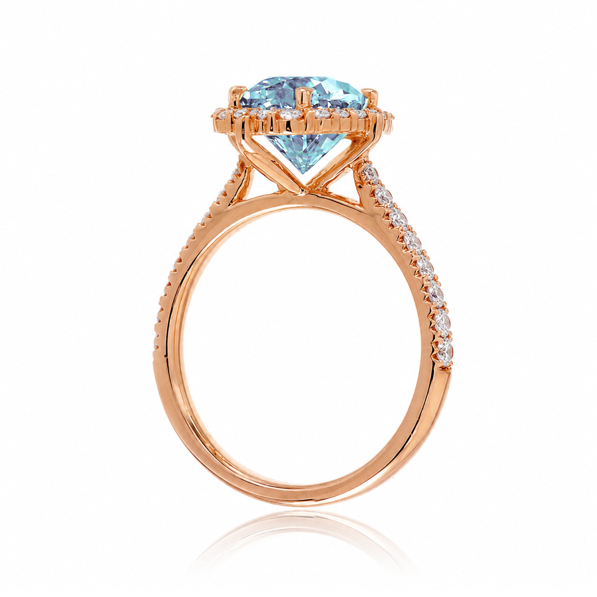 The Haley Marquise Cut Aquamarine Ring