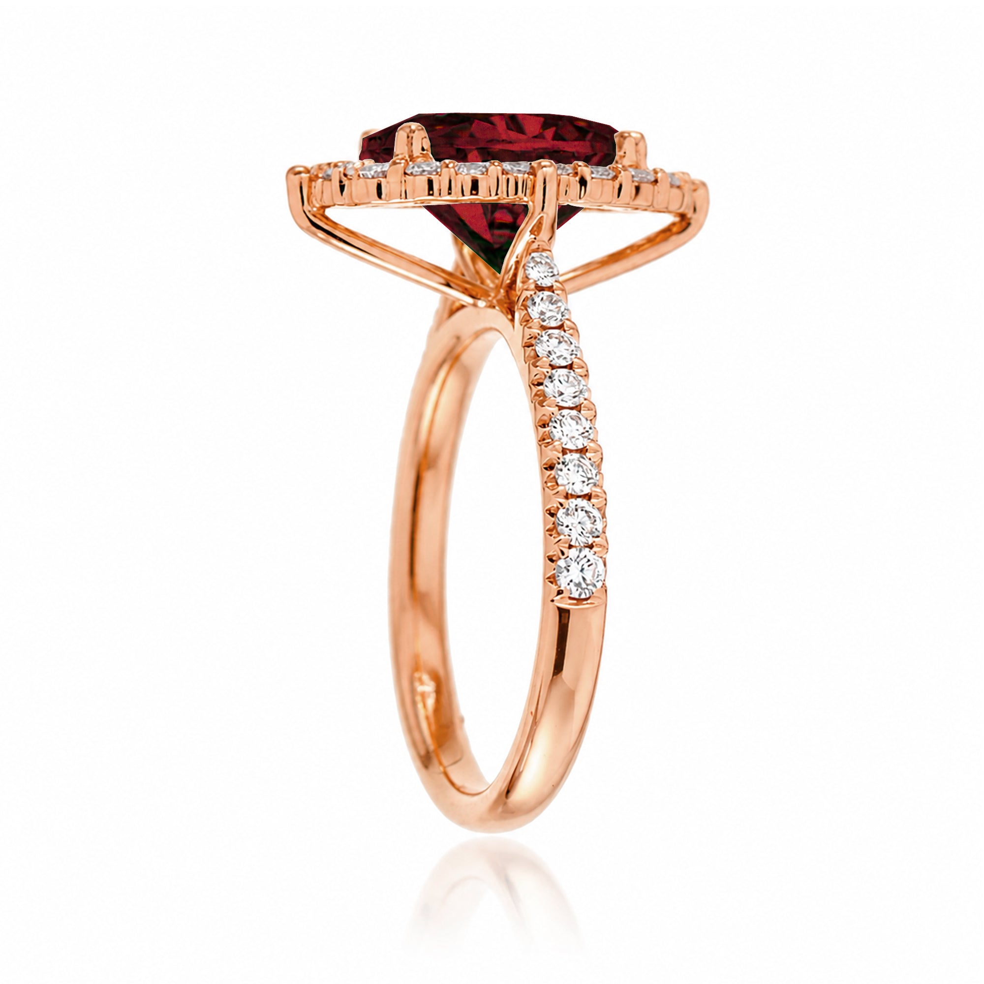 The Haley Marquise Cut Ruby Ring