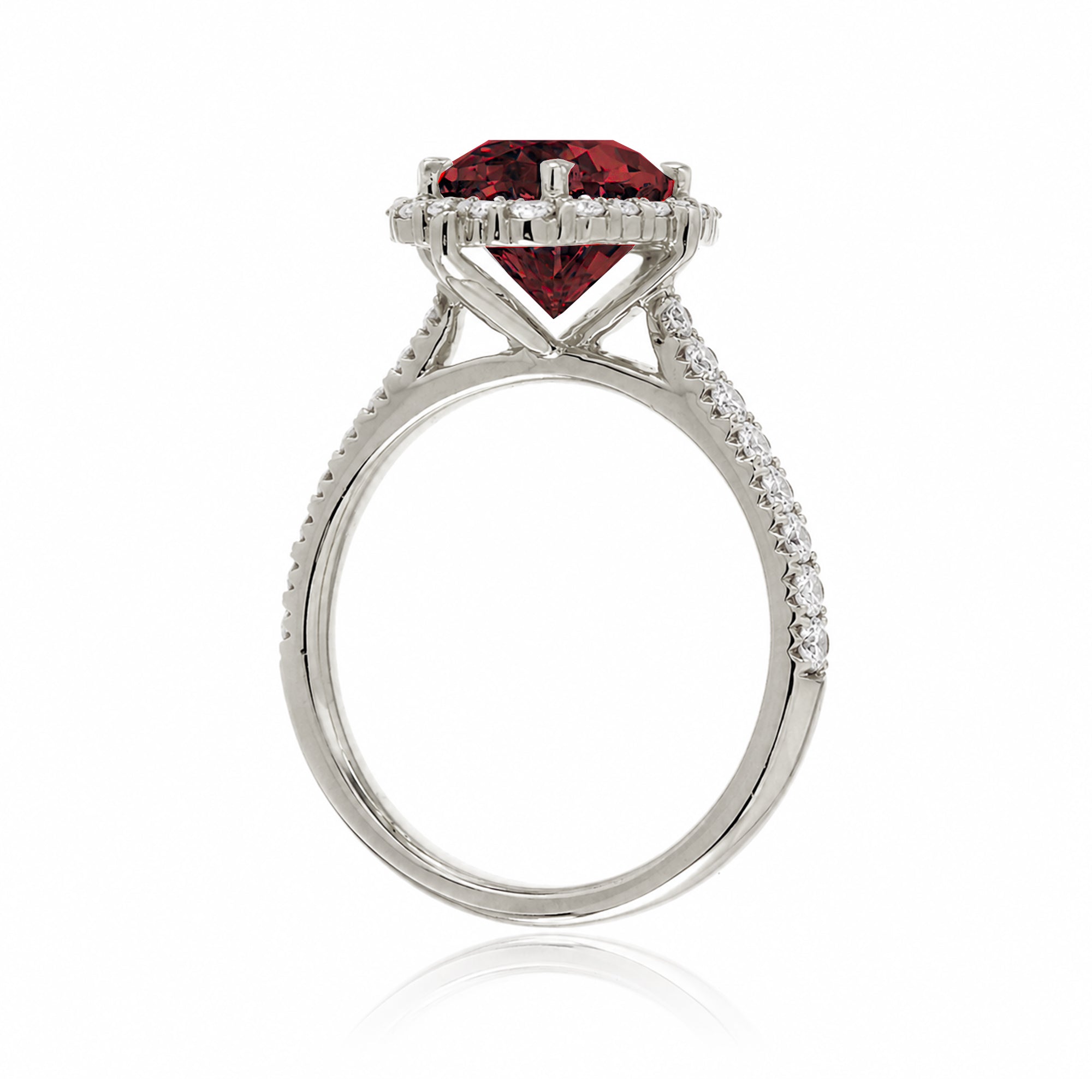 The Haley Marquise Cut Ruby Ring