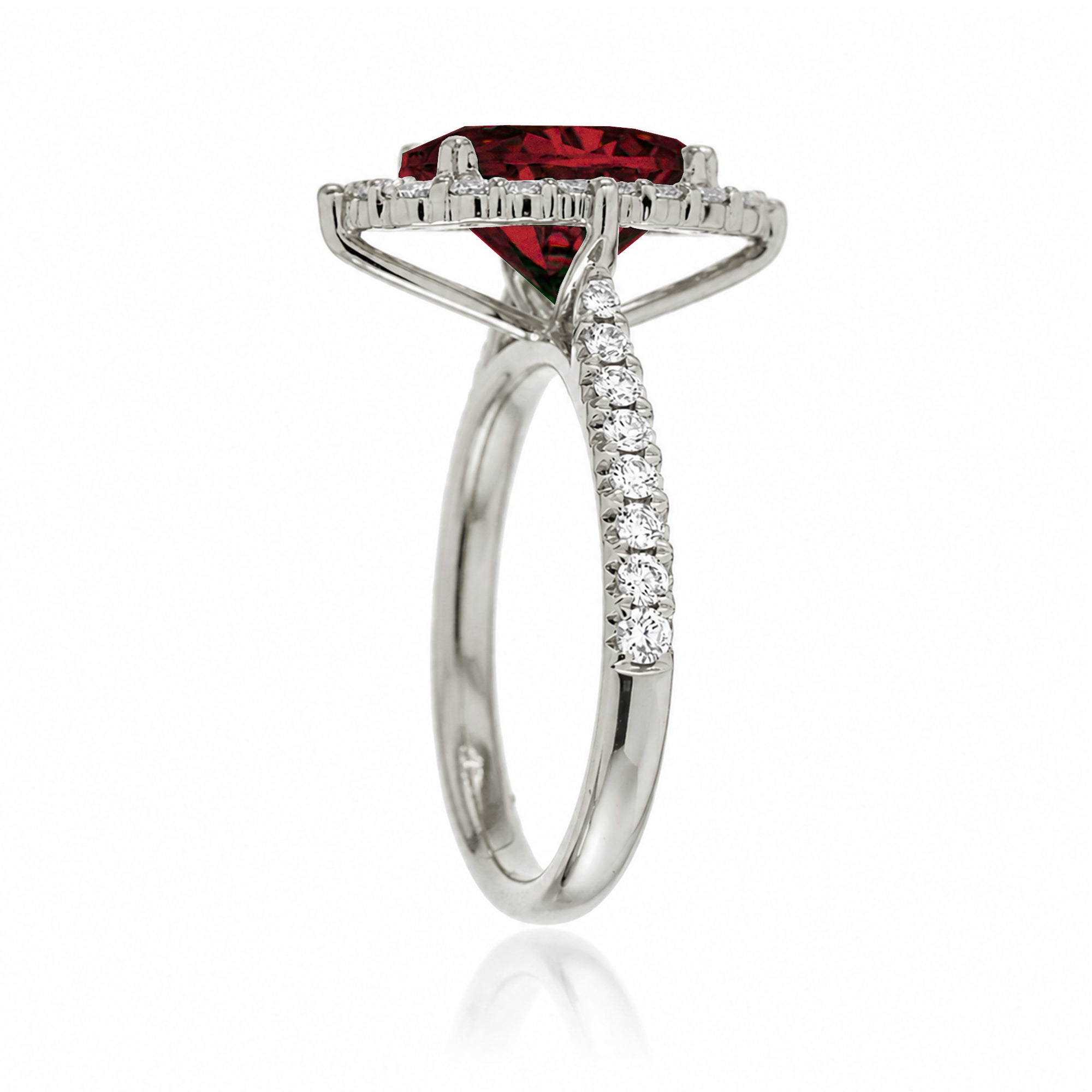 The Haley Marquise Cut Ruby Ring