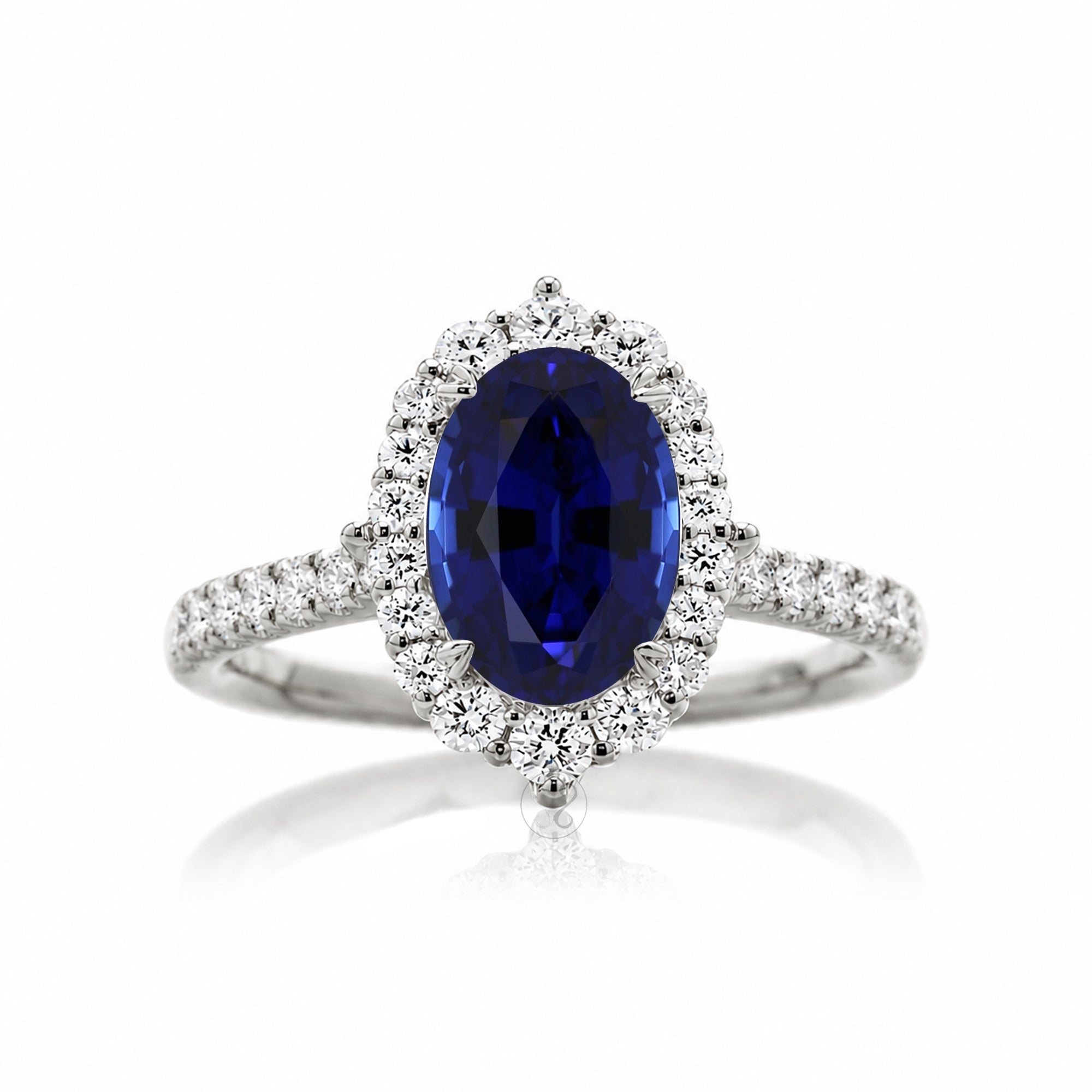 The Haley Oval Cut Sapphire Ring