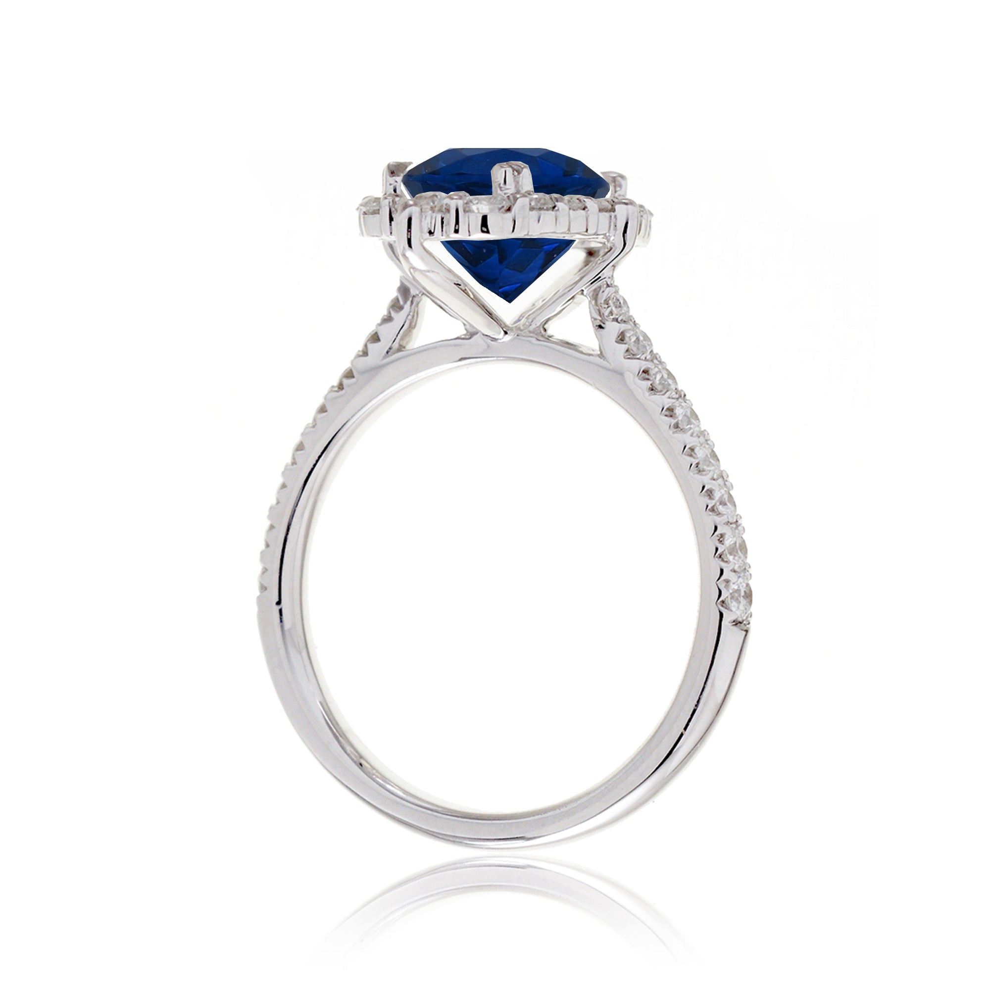 The Haley Oval Lab-Grown Sapphire Ring