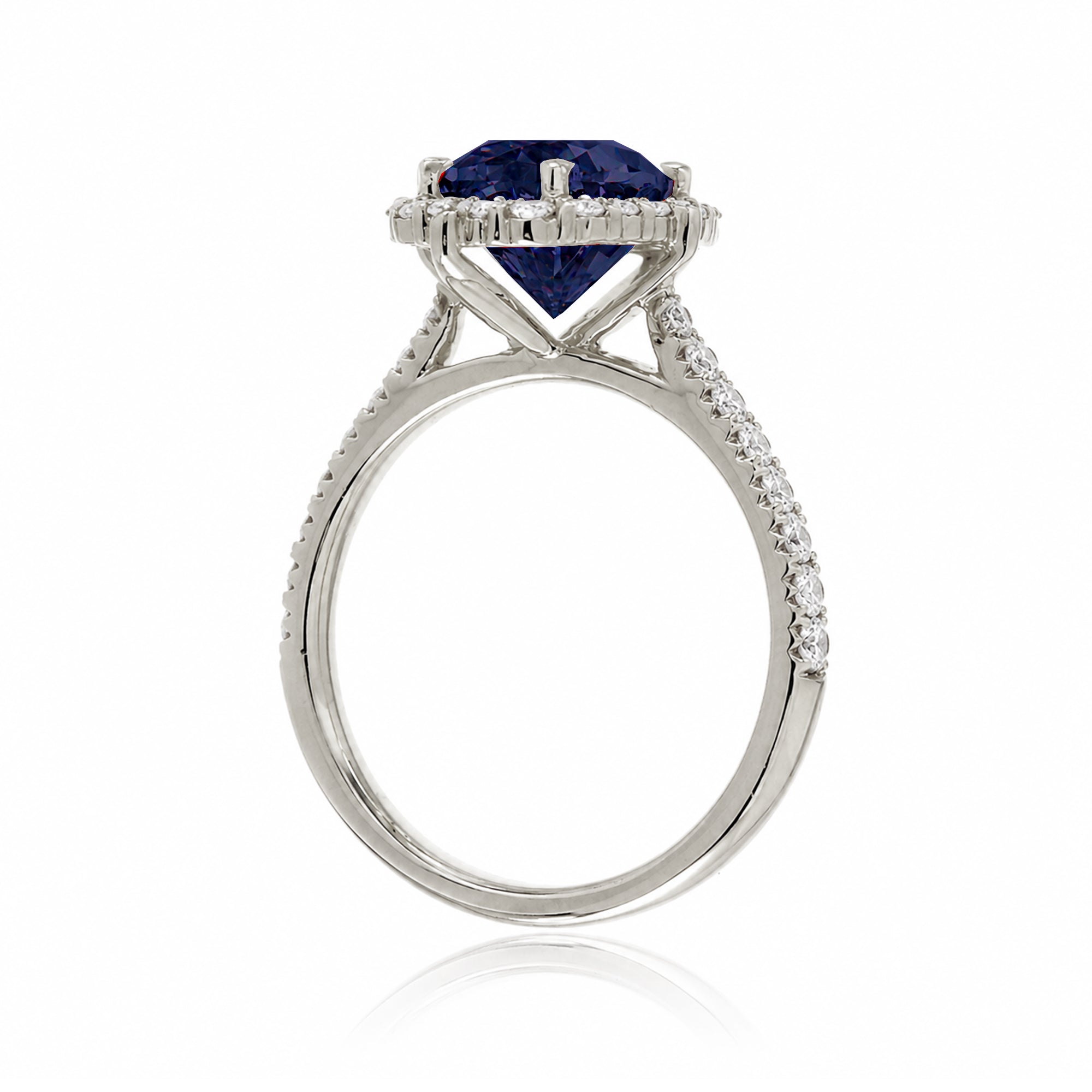 The Haley Marquise Cut Blue Sapphire Ring