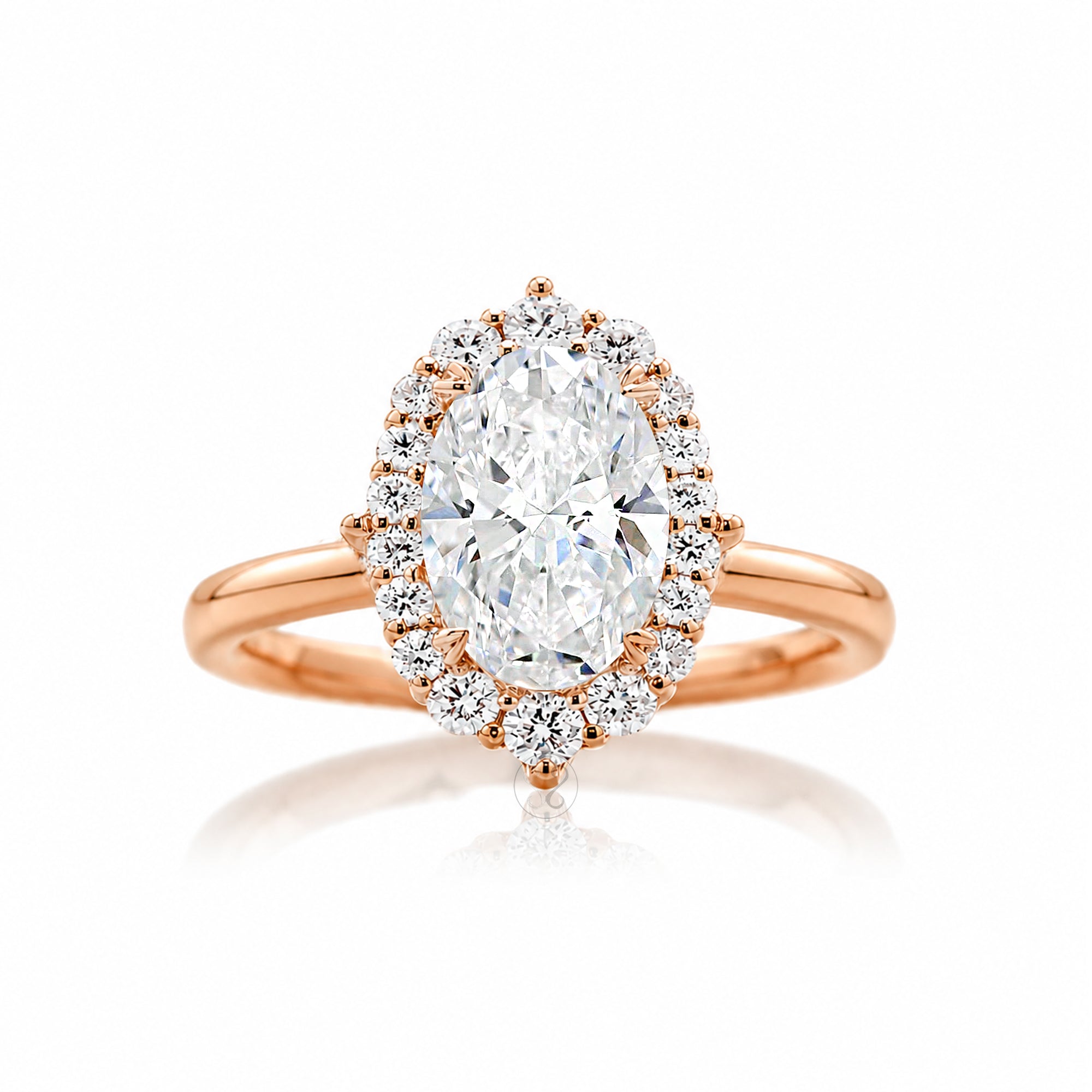 The Haley Oval Diamond Ring