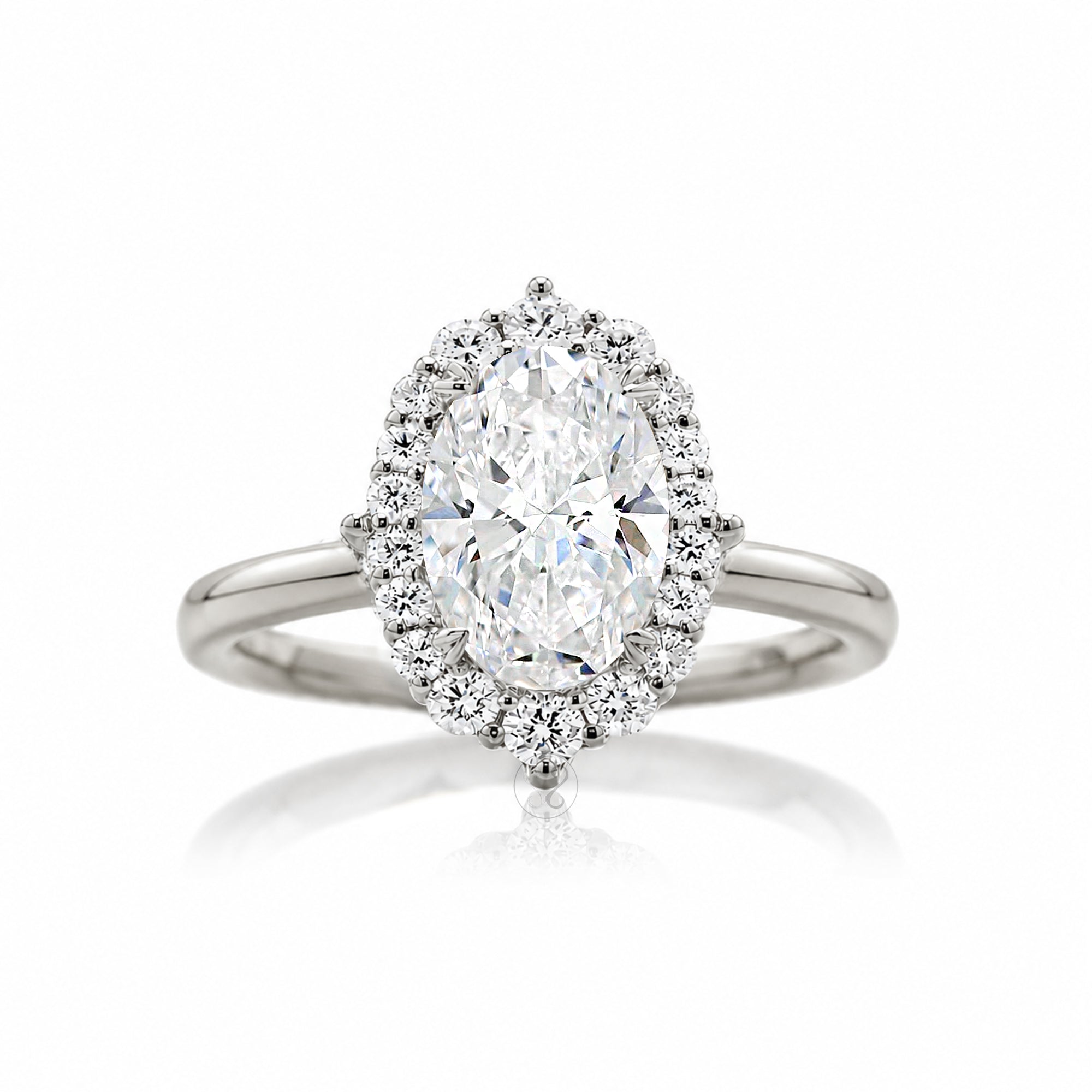 The Haley Oval Diamond Ring