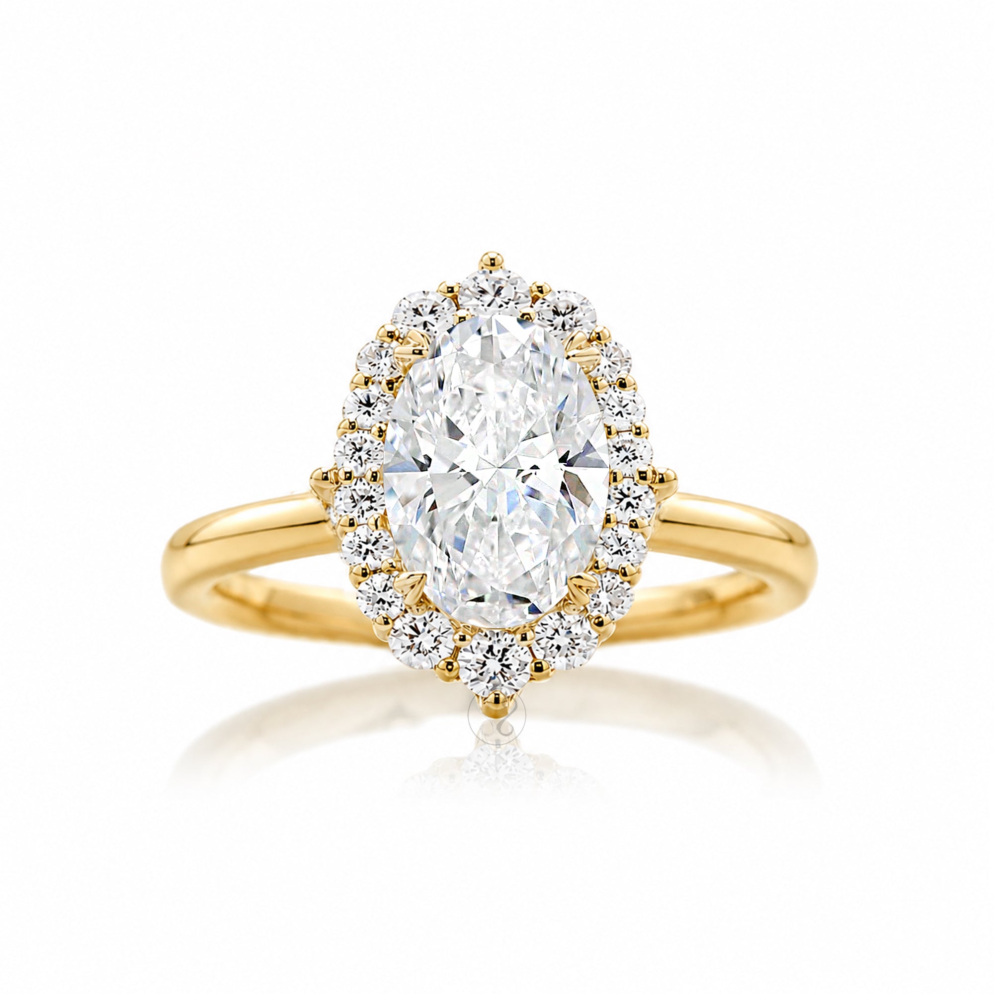 The Haley Oval Diamond Ring