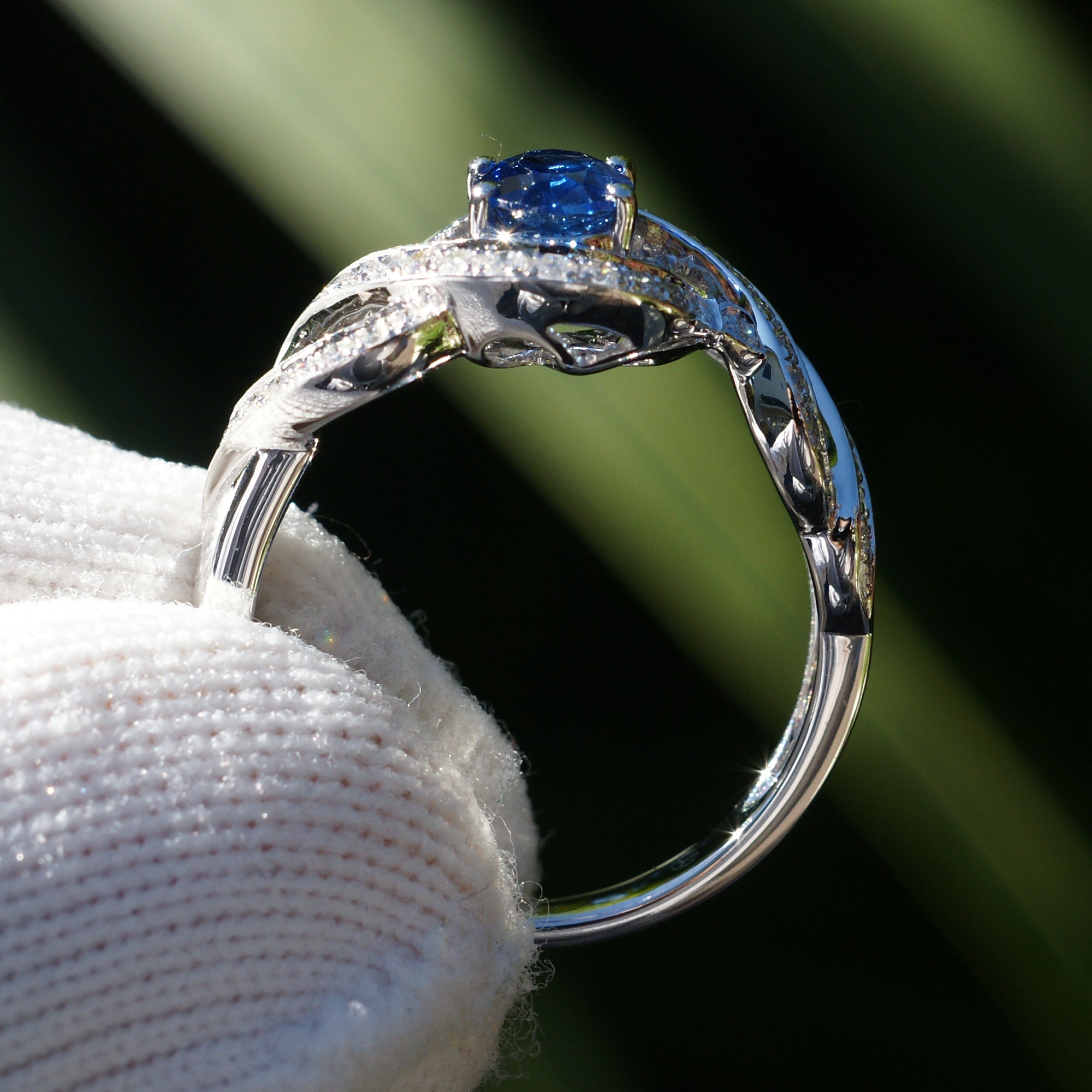 The Marla Oval Sapphire Ring (1.16 ct. tw.)