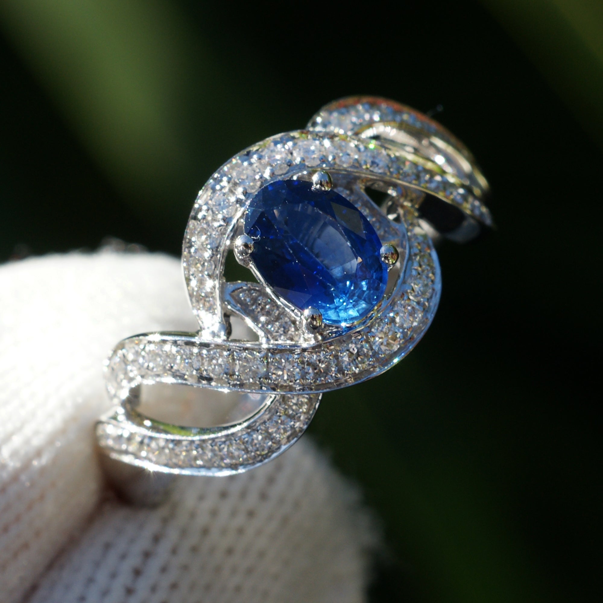 The Marla Oval Sapphire Ring (1.16 ct. tw.)