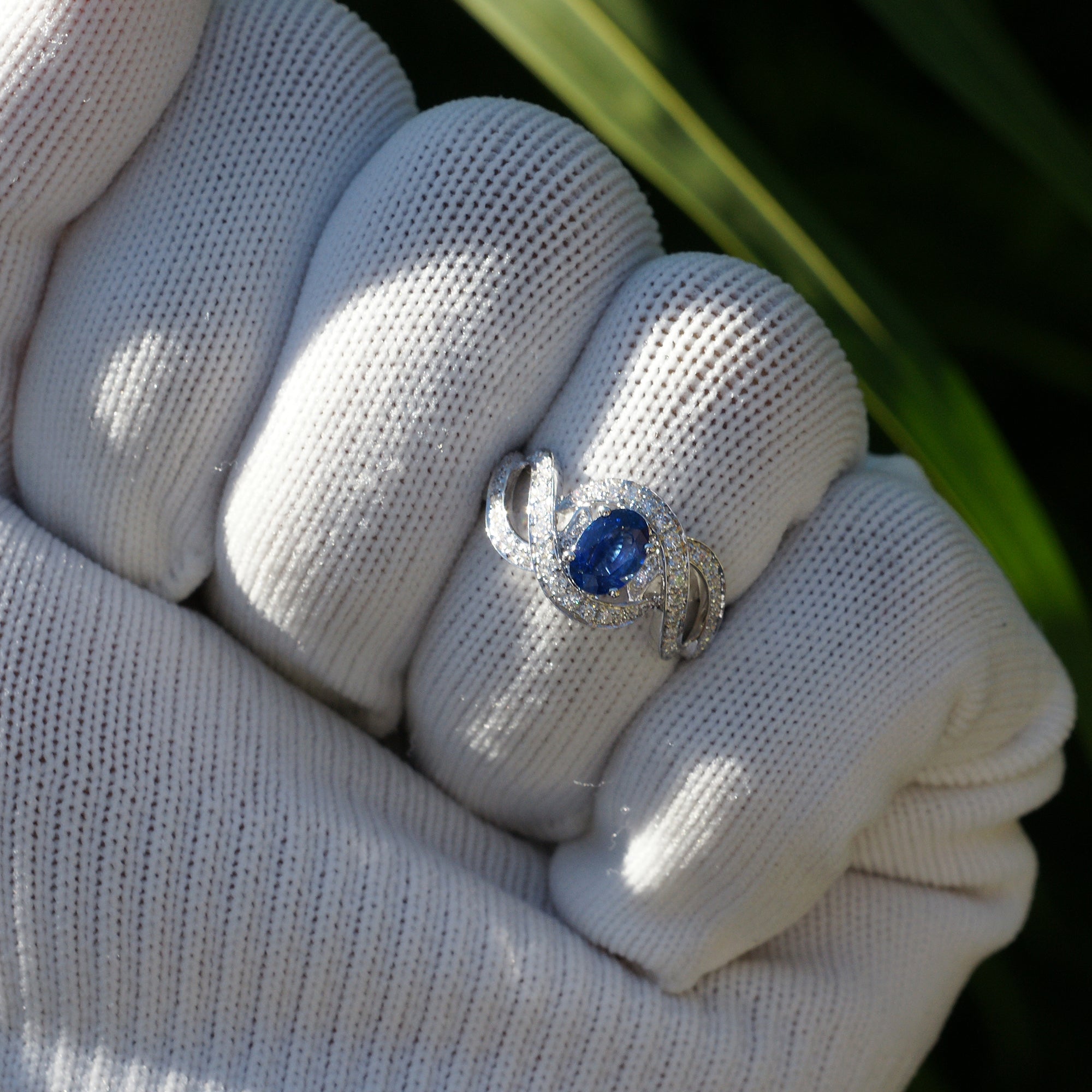 The Marla Oval Sapphire Ring (1.16 ct. tw.)