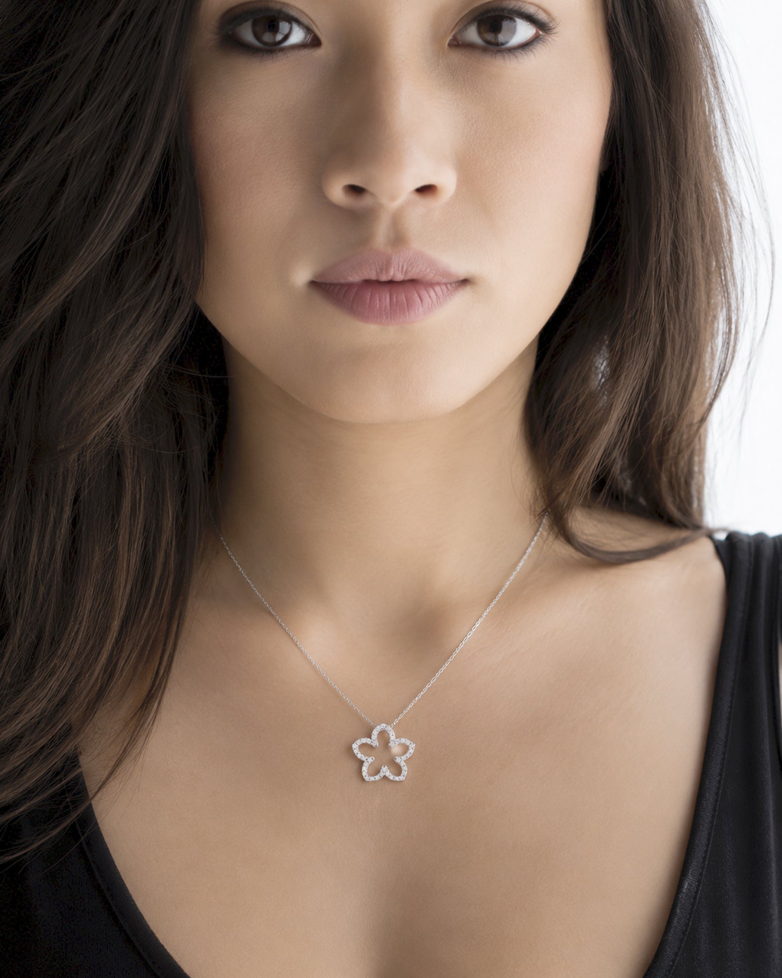 The Plumeria Diamond Pendant