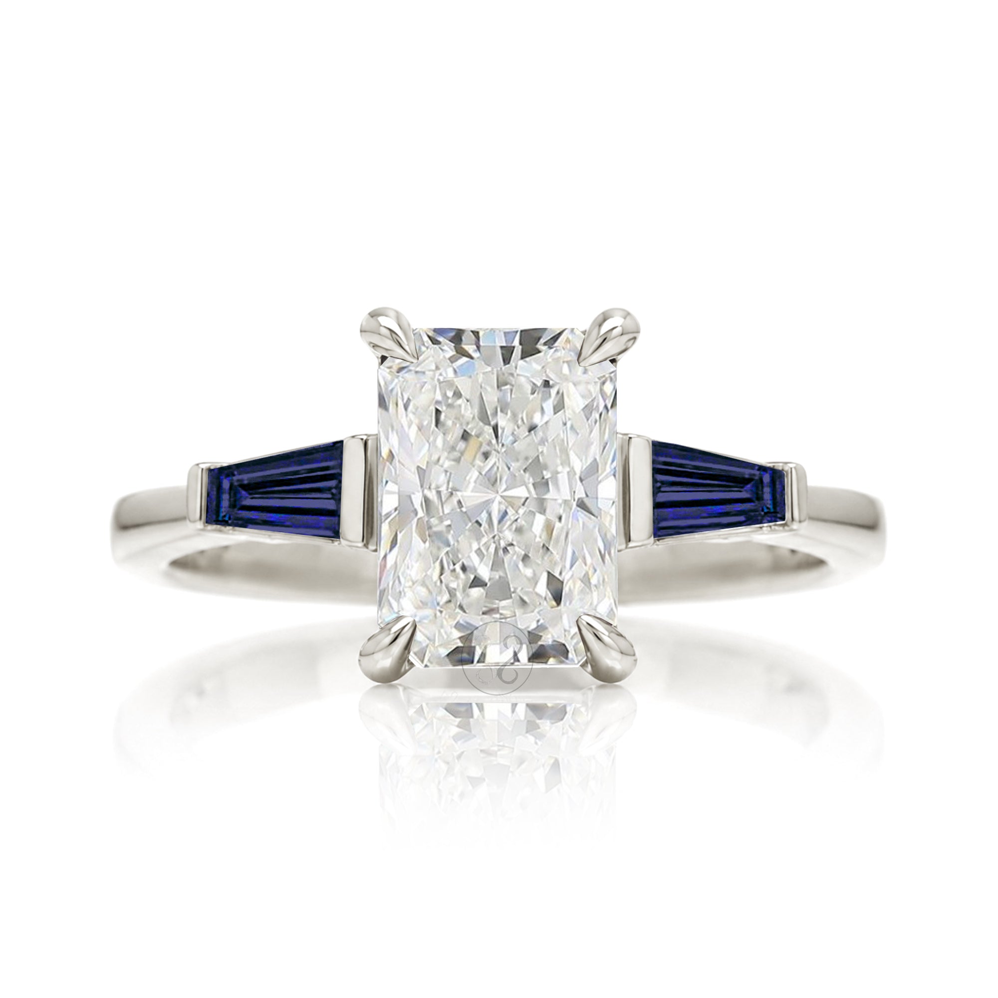 The Alice Radiant Cut Diamond Ring (Lab Grown)