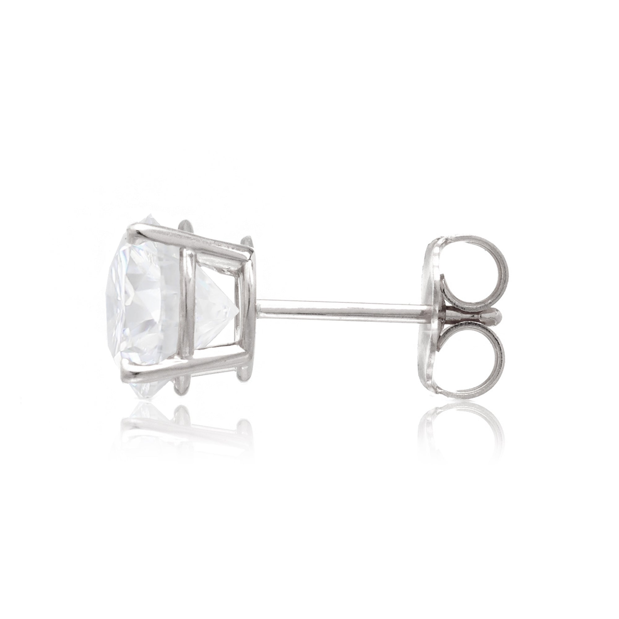 Round Diamond Stud Earrings (Lab-Grown)
