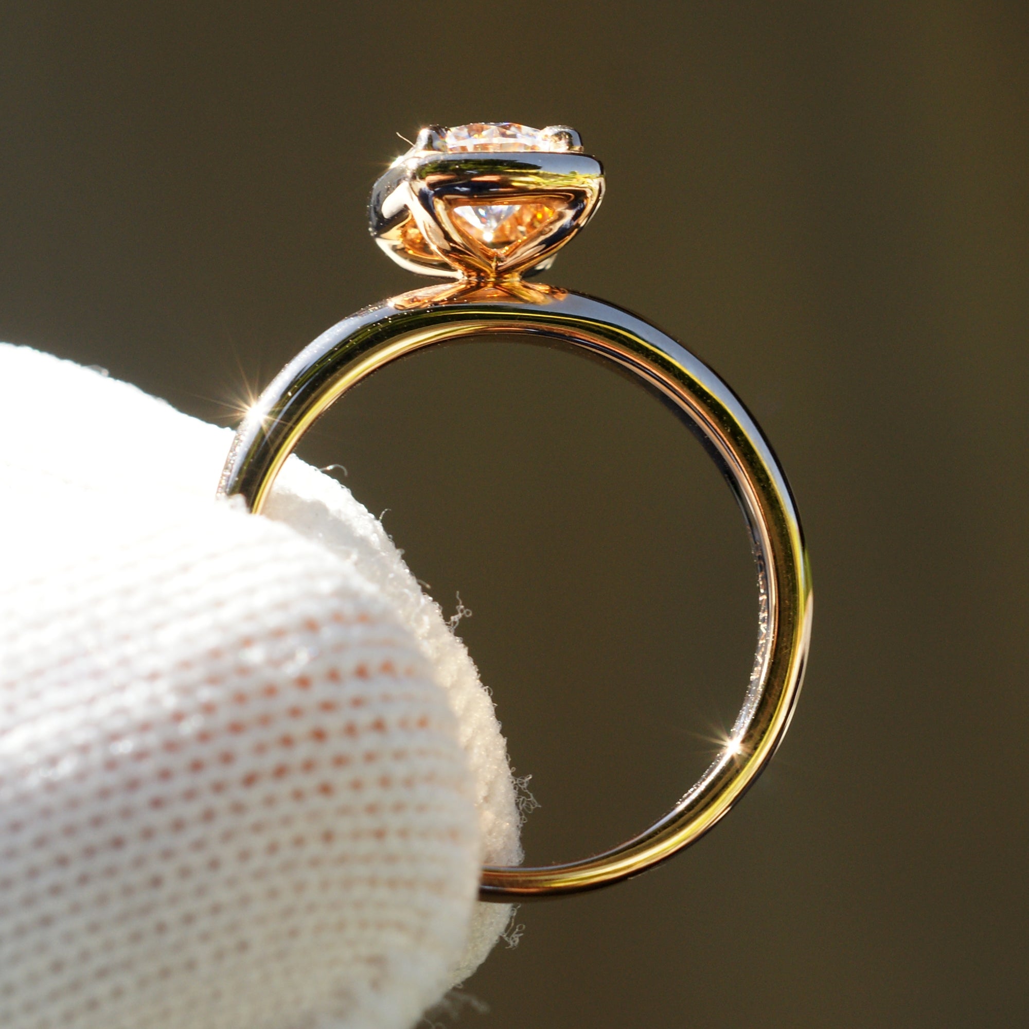 The Jane Round Solitaire Ring (5.5mm)