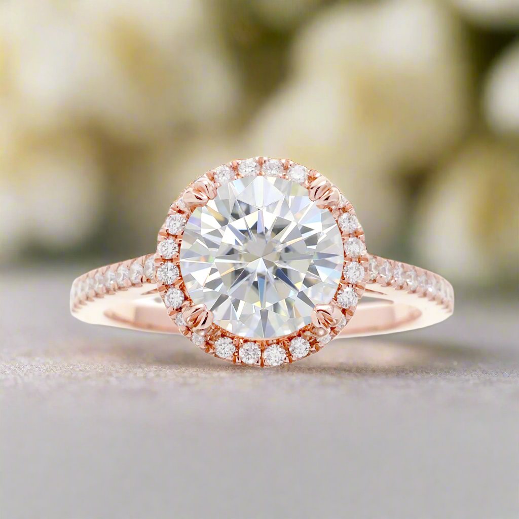 The Signature Round Moissanite Ring