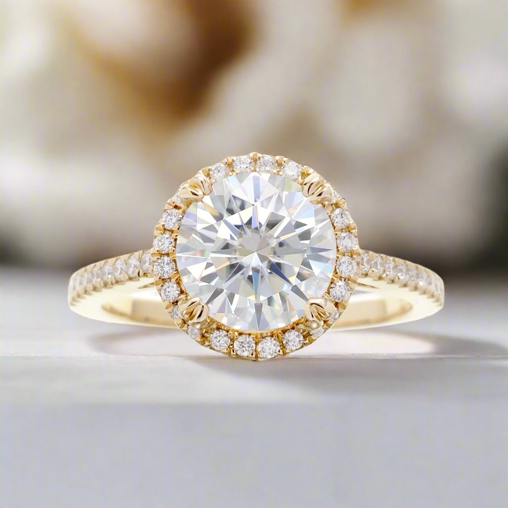 The Signature Round Moissanite Ring