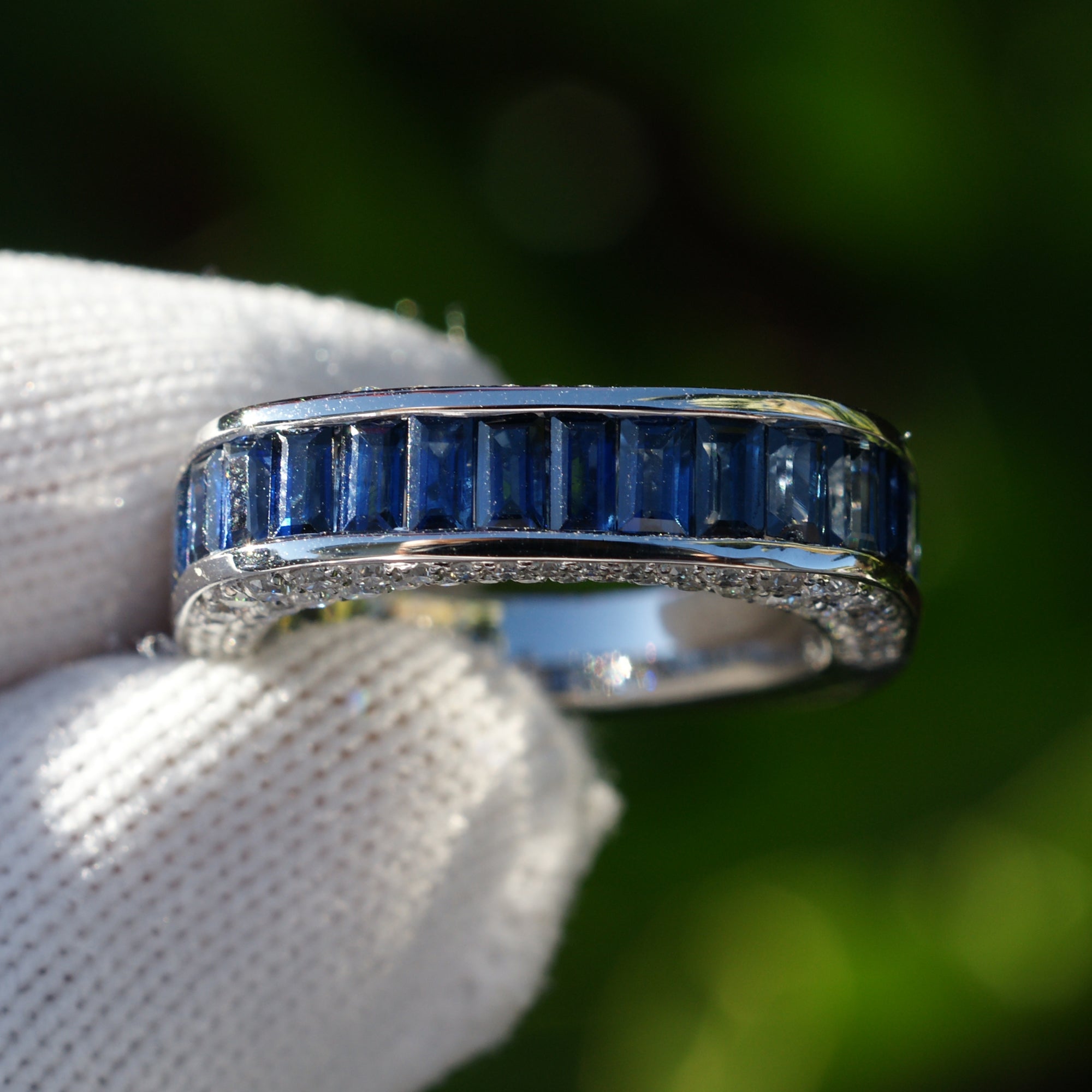The Hardy Sapphire & Diamond Band