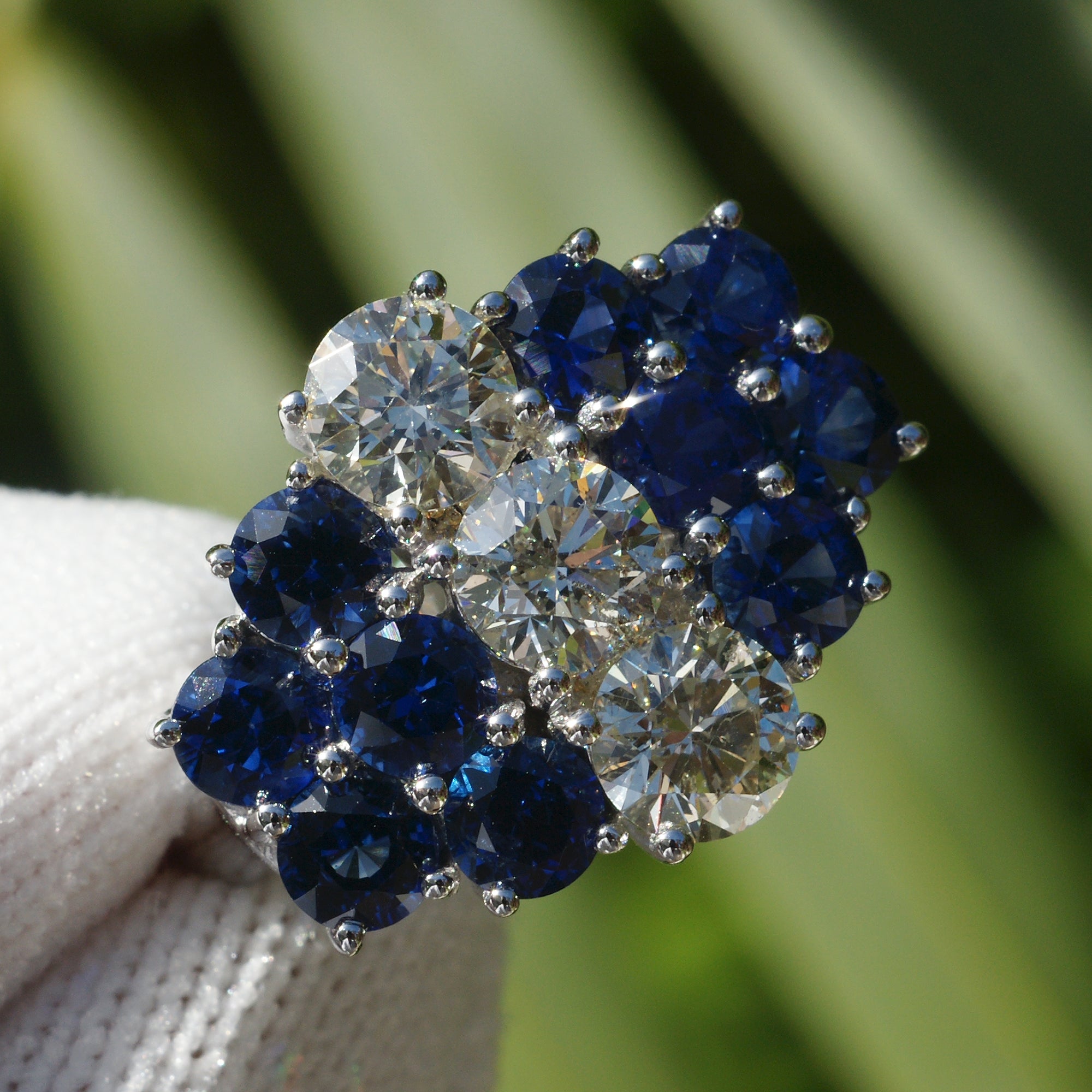 The Bettina Blue Sapphire Ring