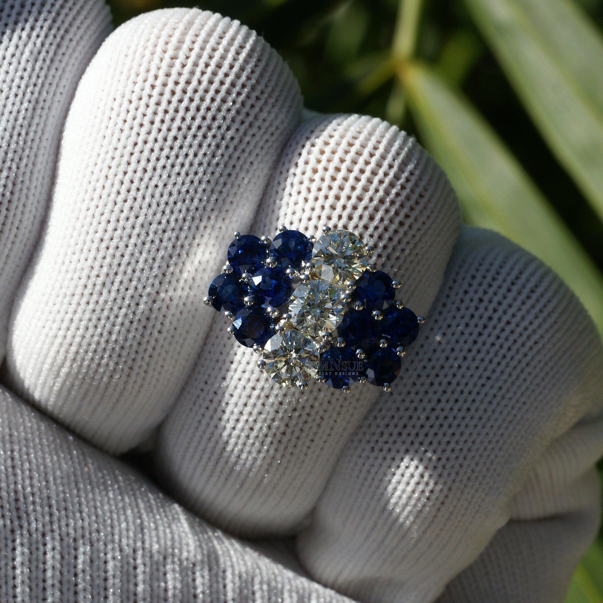 The Bettina Blue Sapphire Ring