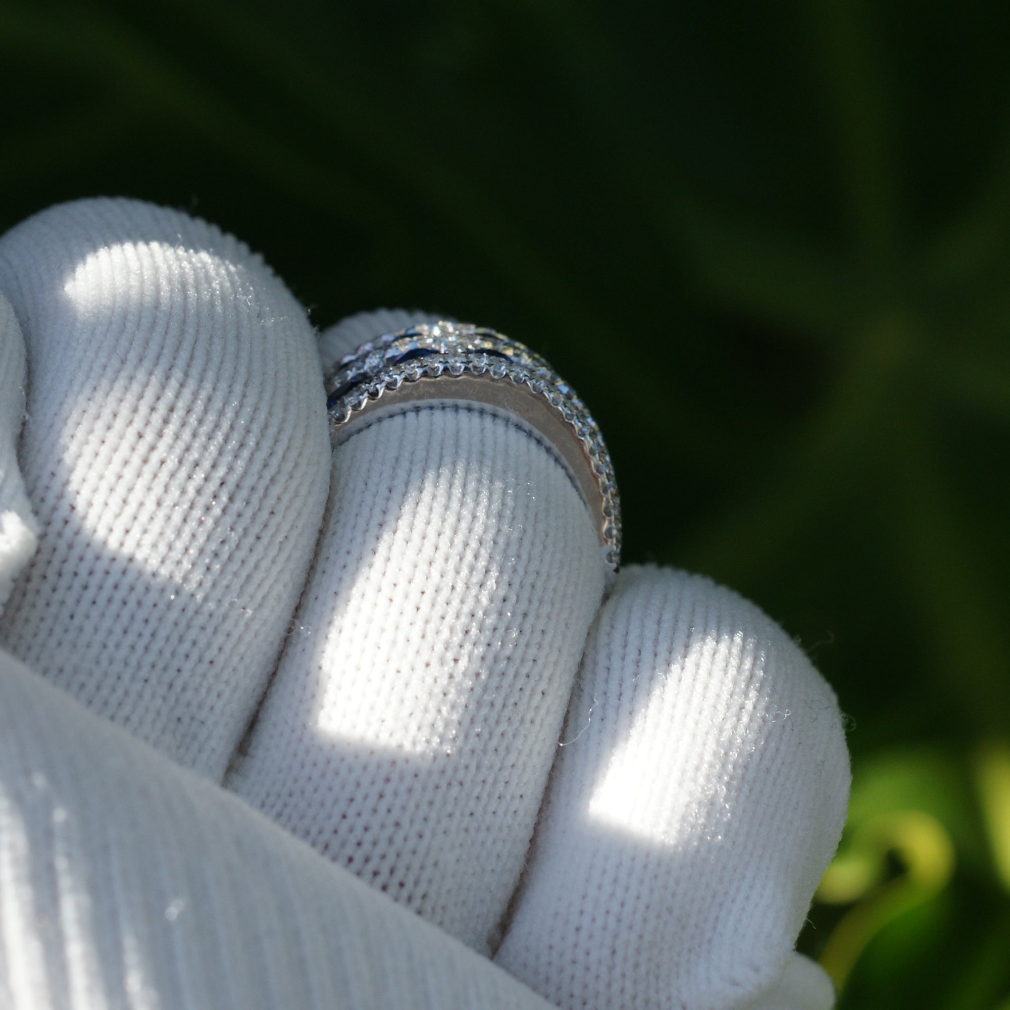 The Claudette Sapphire & Diamond Ring