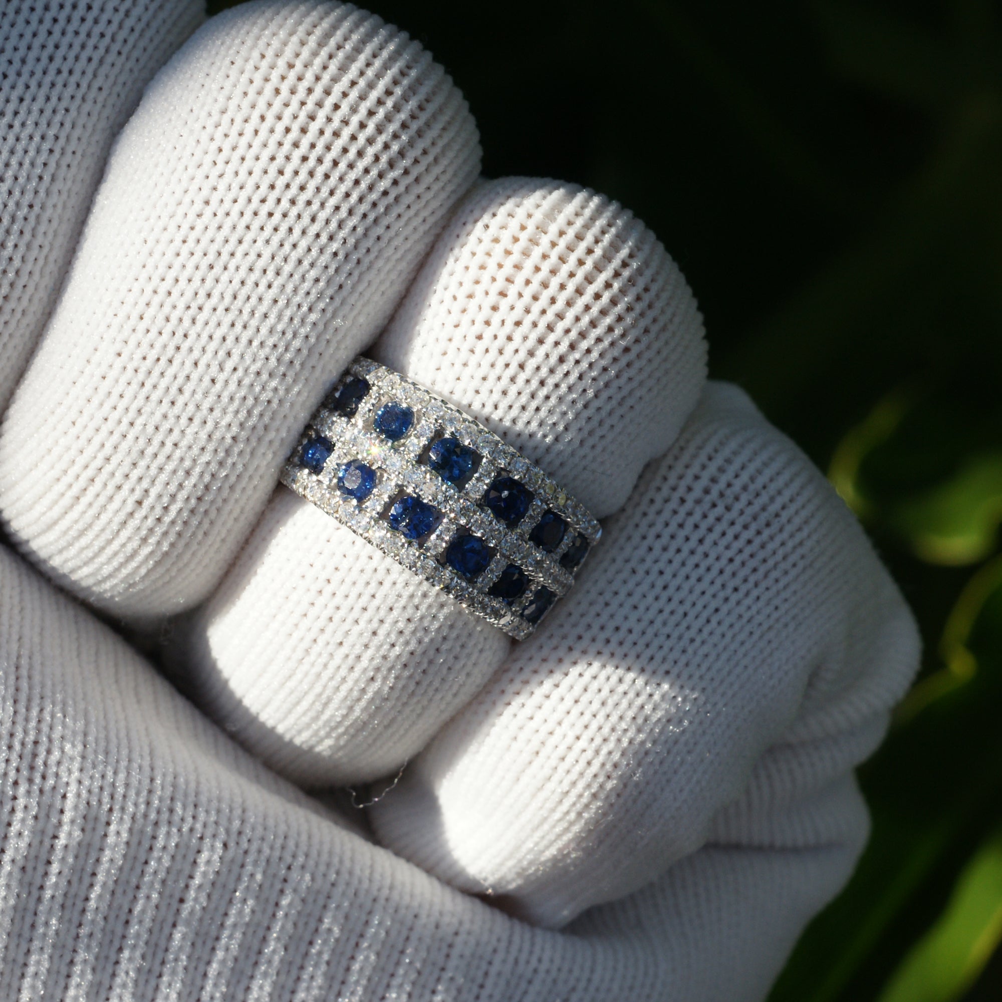 The Claudette Sapphire & Diamond Ring