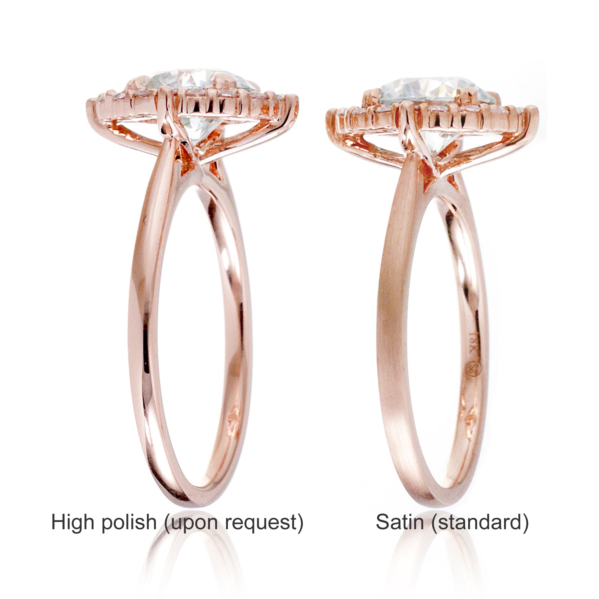 The Haley Round Cut Aquamarine Ring