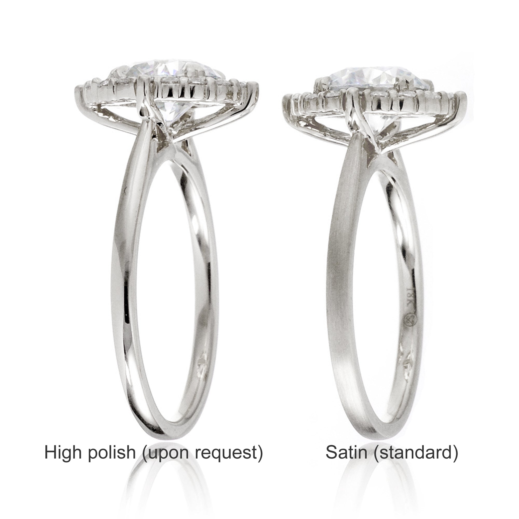 The Haley Round Cut Aquamarine Ring