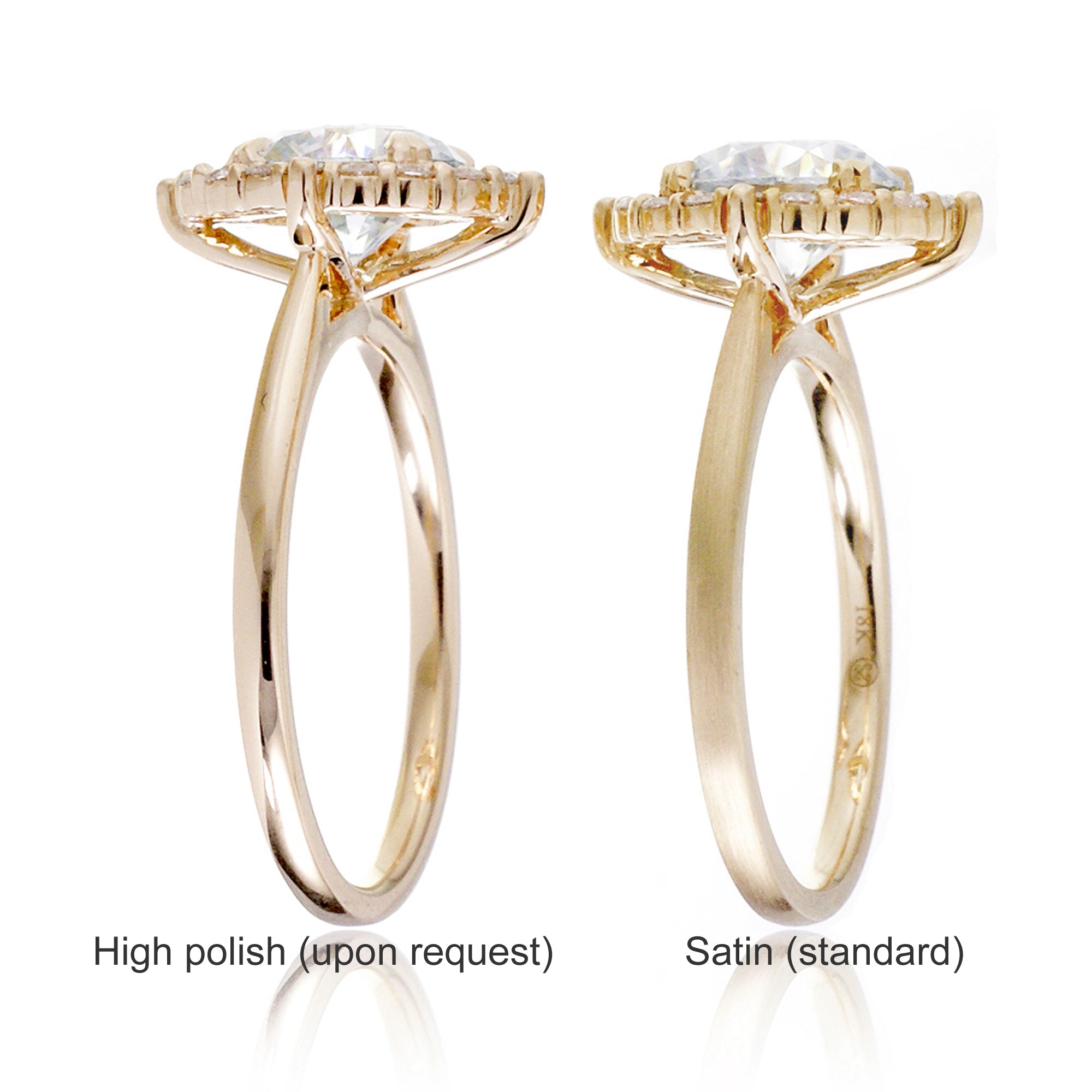 The Haley Round Cut Aquamarine Ring