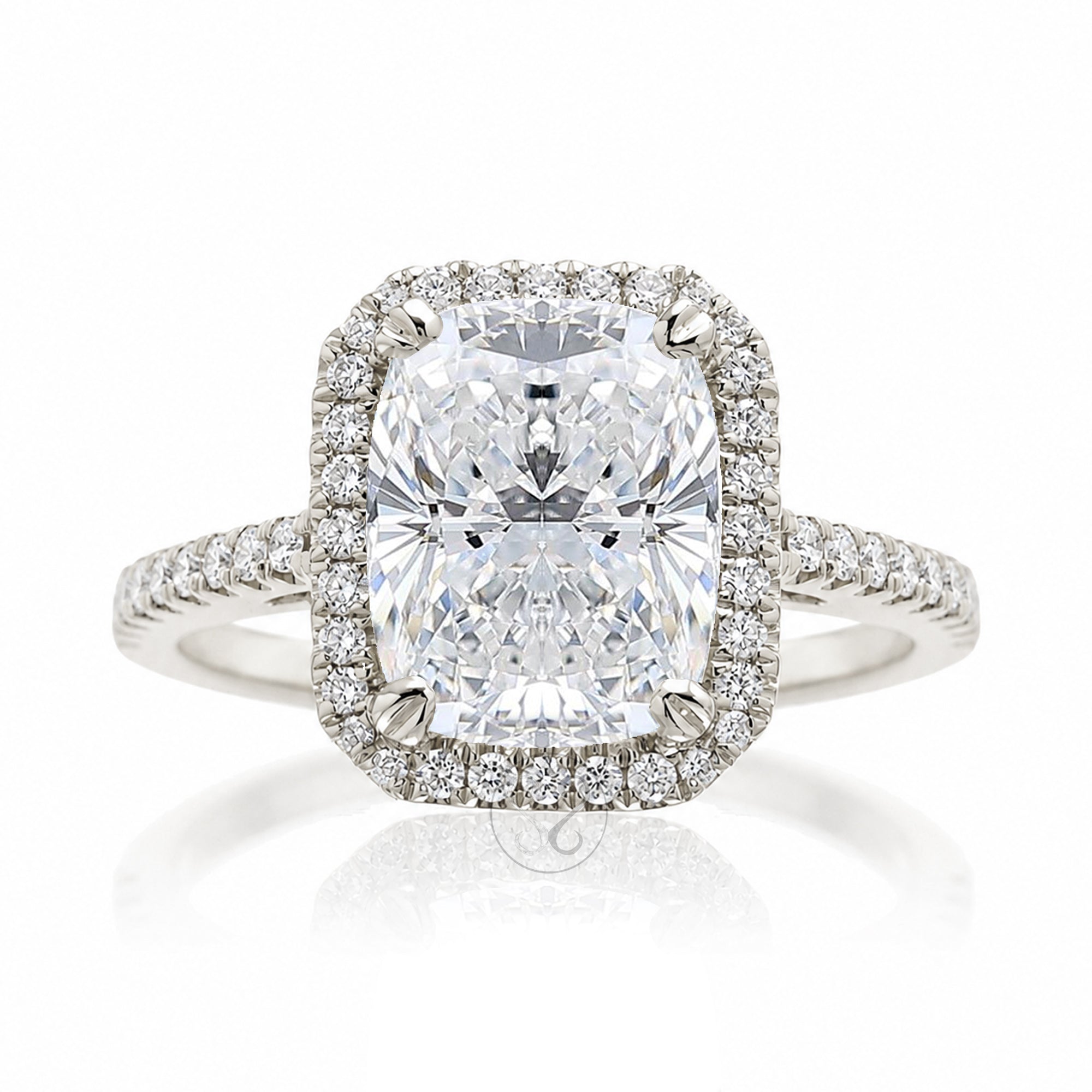 The Signature Cushion Cut Diamond Ring