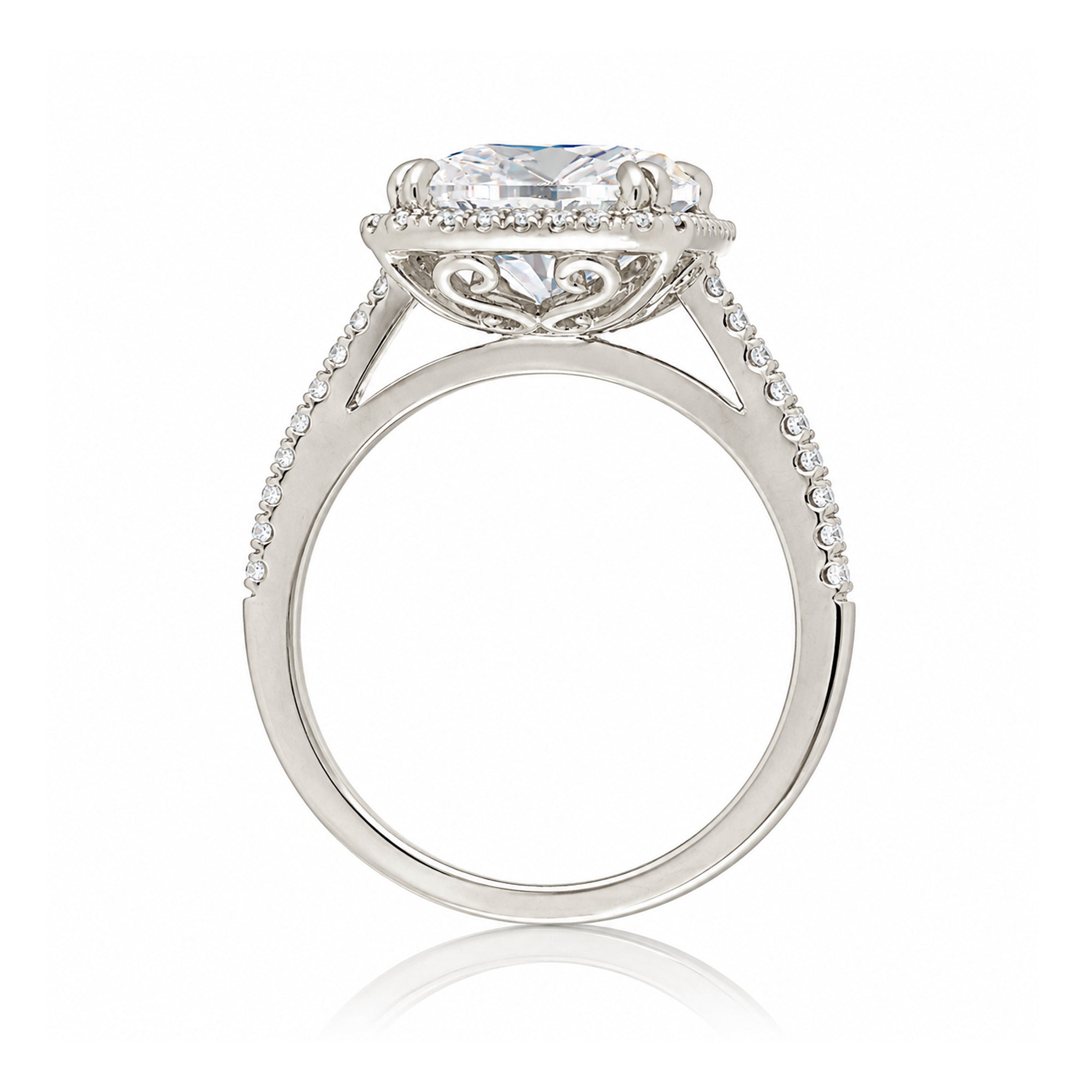 The Signature Cushion Cut Diamond Ring