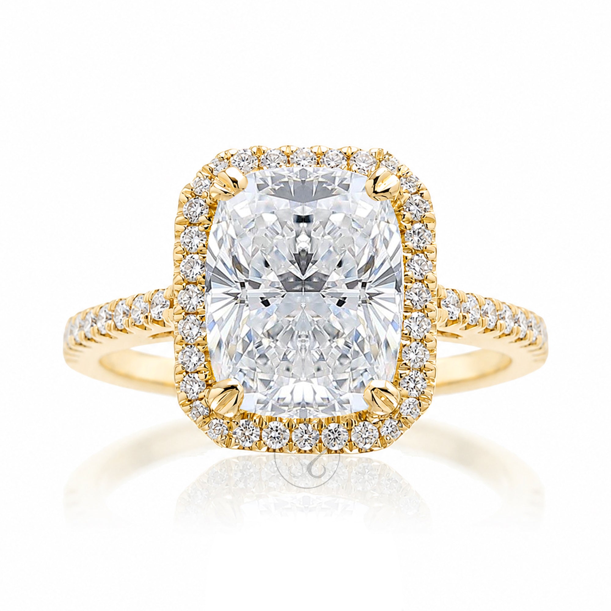 The Signature Cushion Cut Diamond Ring