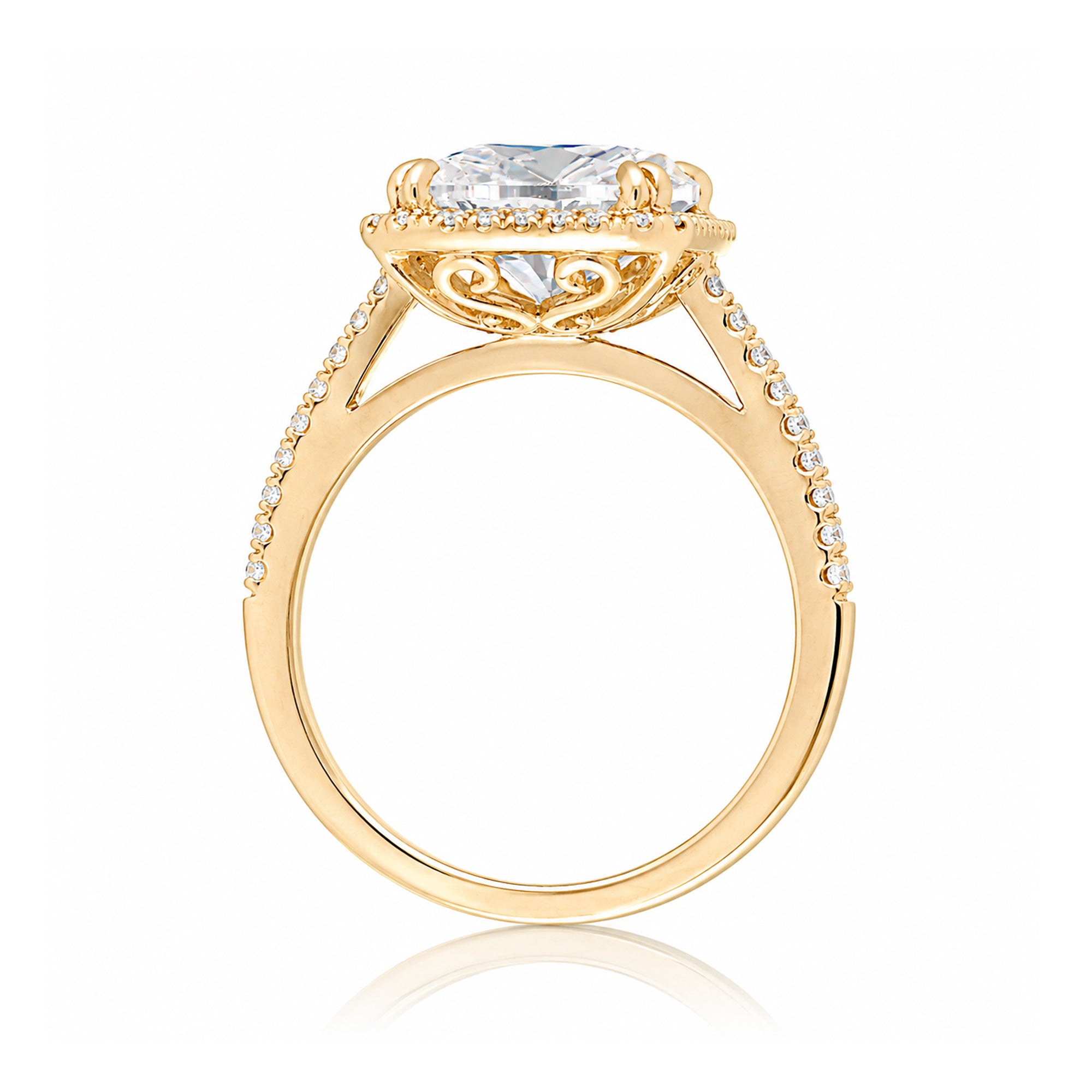 The Signature Cushion Cut Diamond Ring