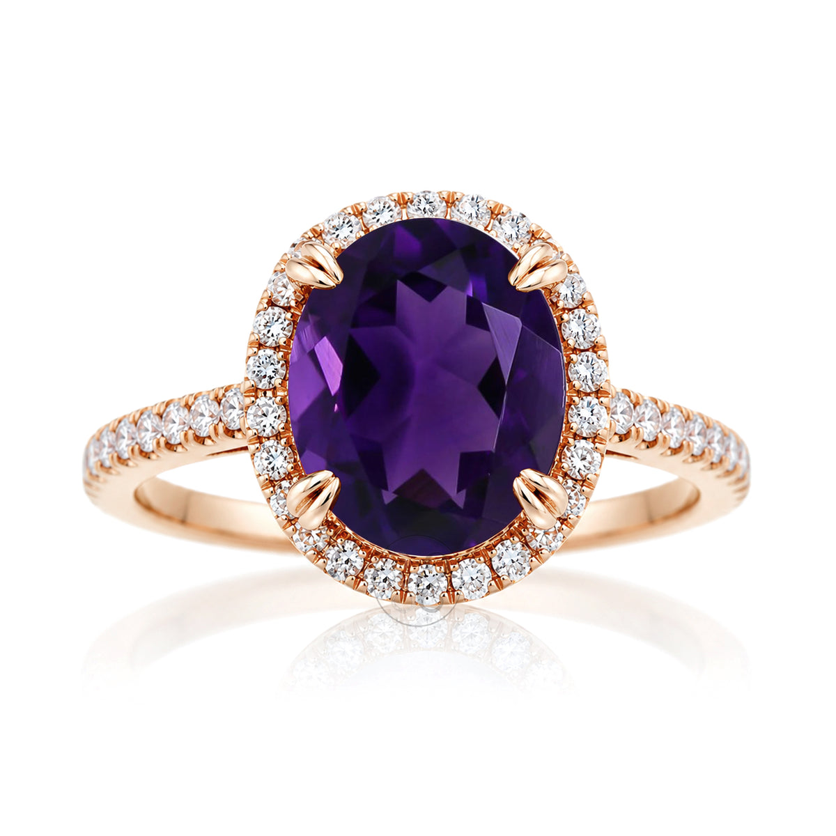 The Signature Oval Amethyst Ring