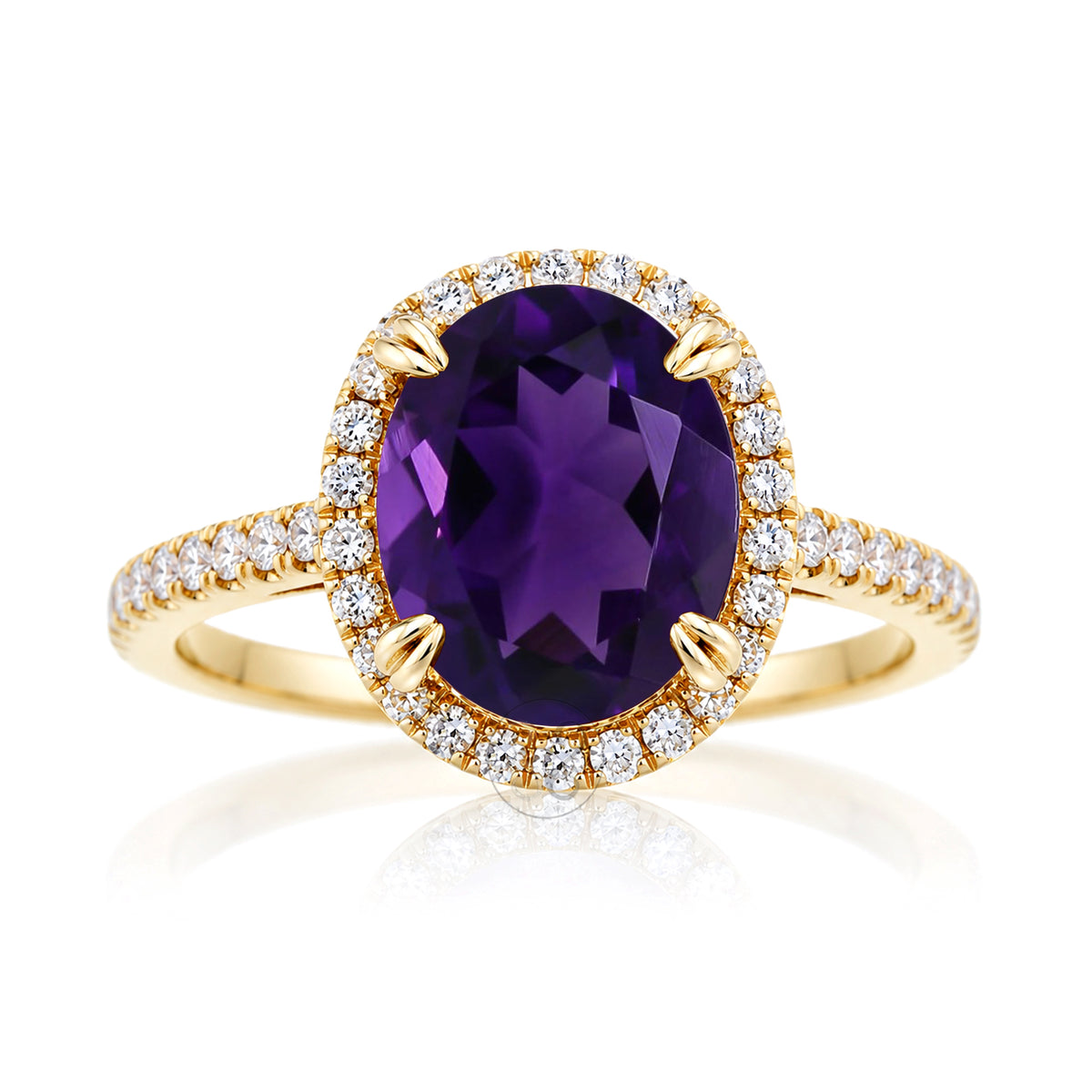 The Signature Oval Amethyst Ring