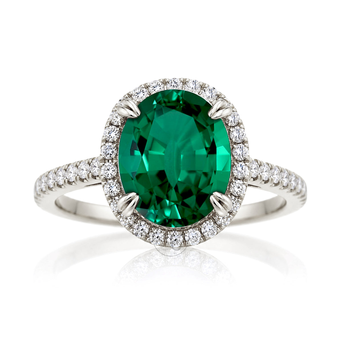 The Signature Oval Emerald Ring