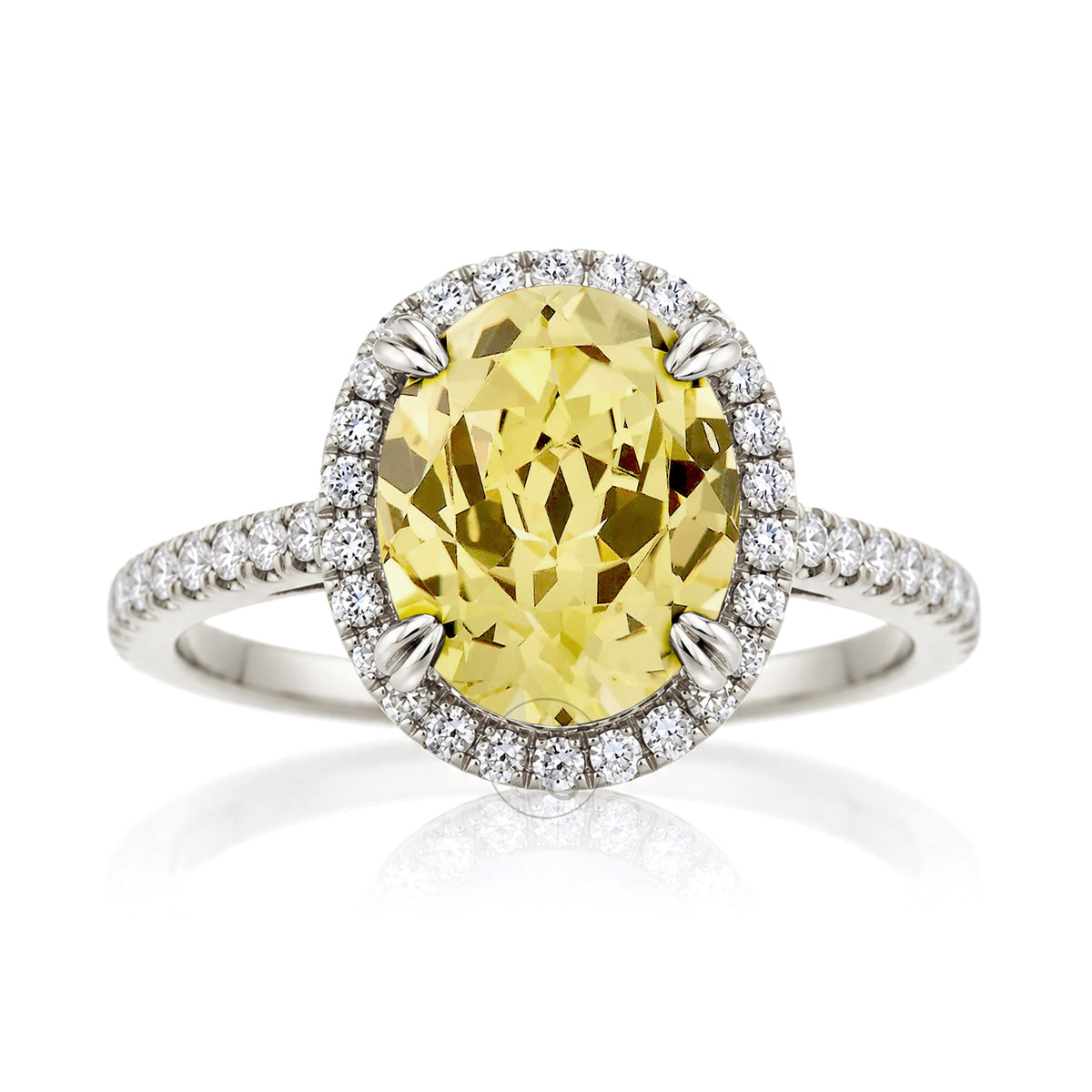 The Signature Oval Yellow Sapphire Ring
