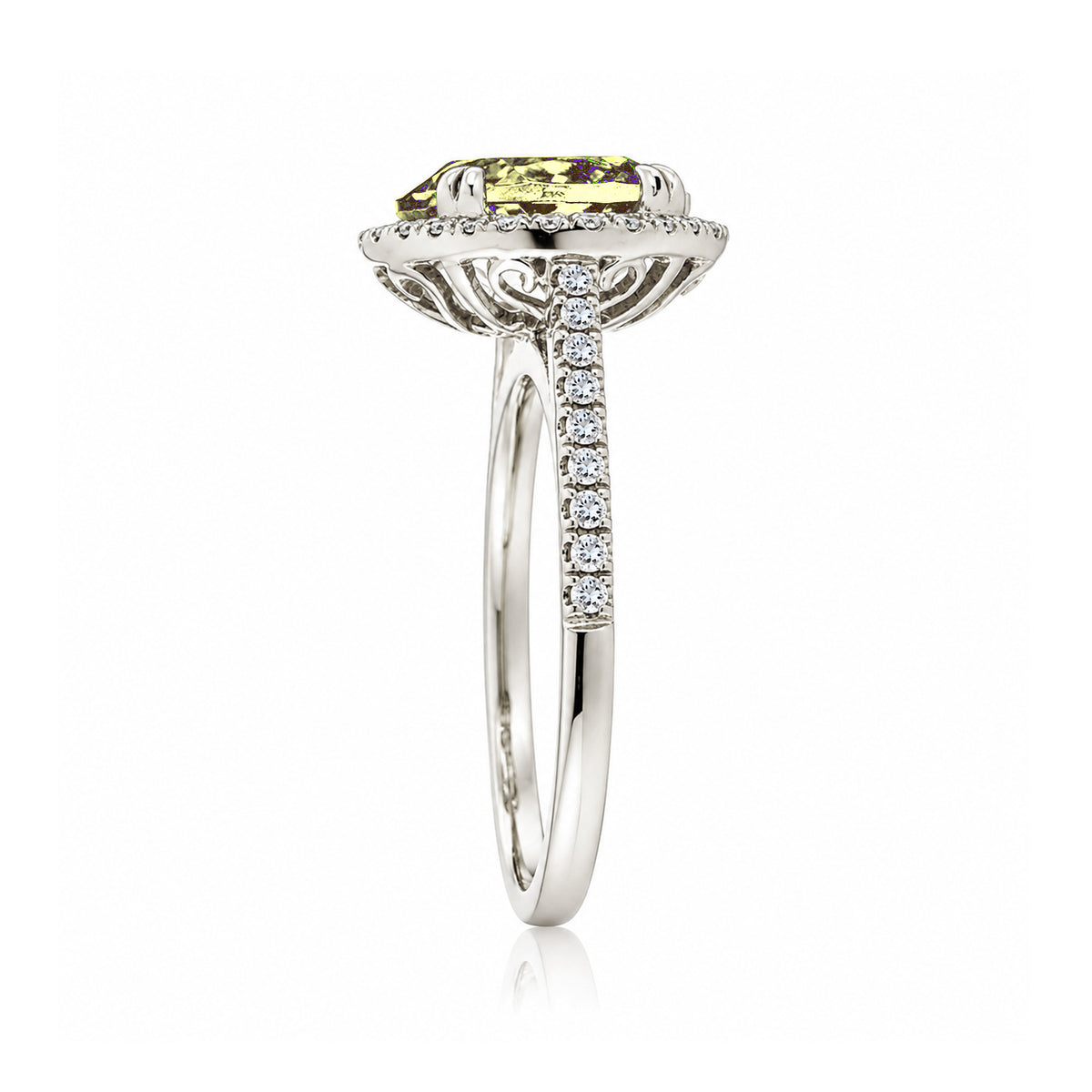 The Signature Oval Yellow Sapphire Ring