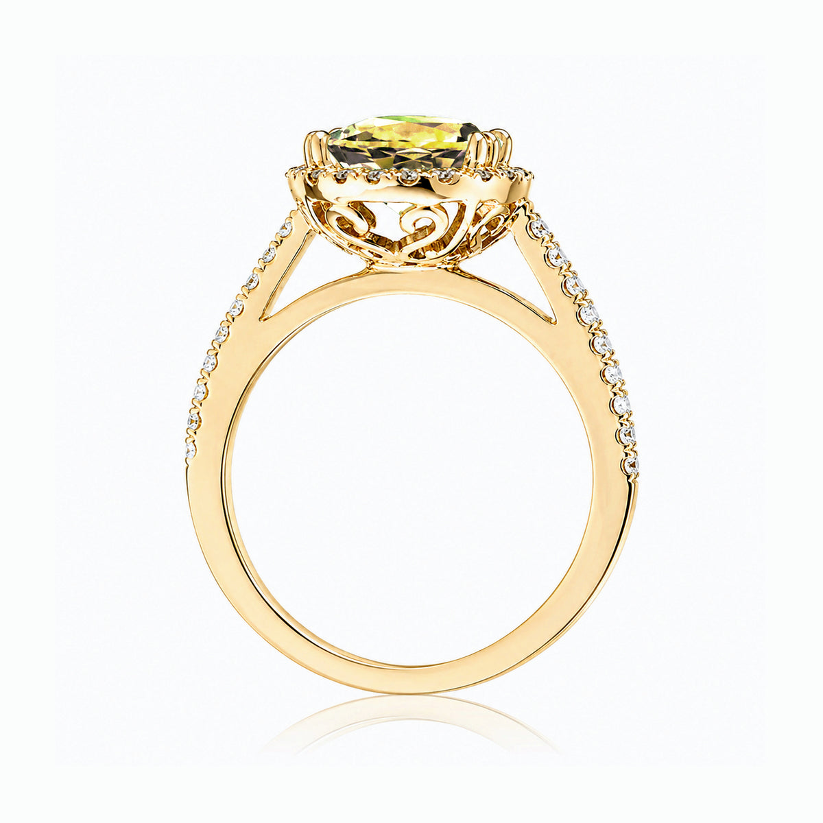 The Signature Oval Yellow Sapphire Ring
