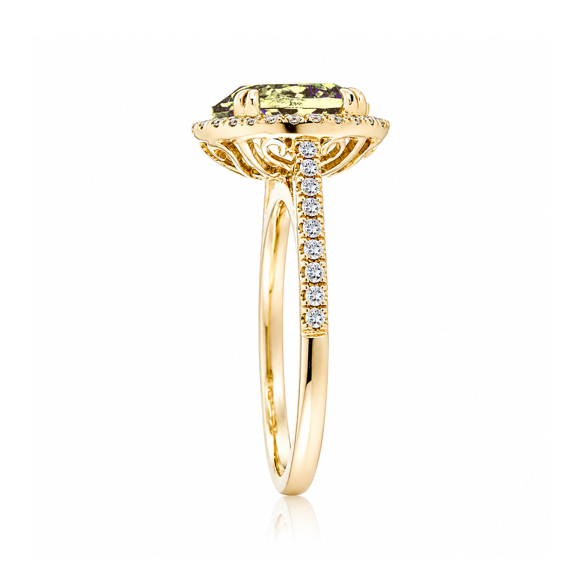 The Signature Oval Yellow Sapphire Ring
