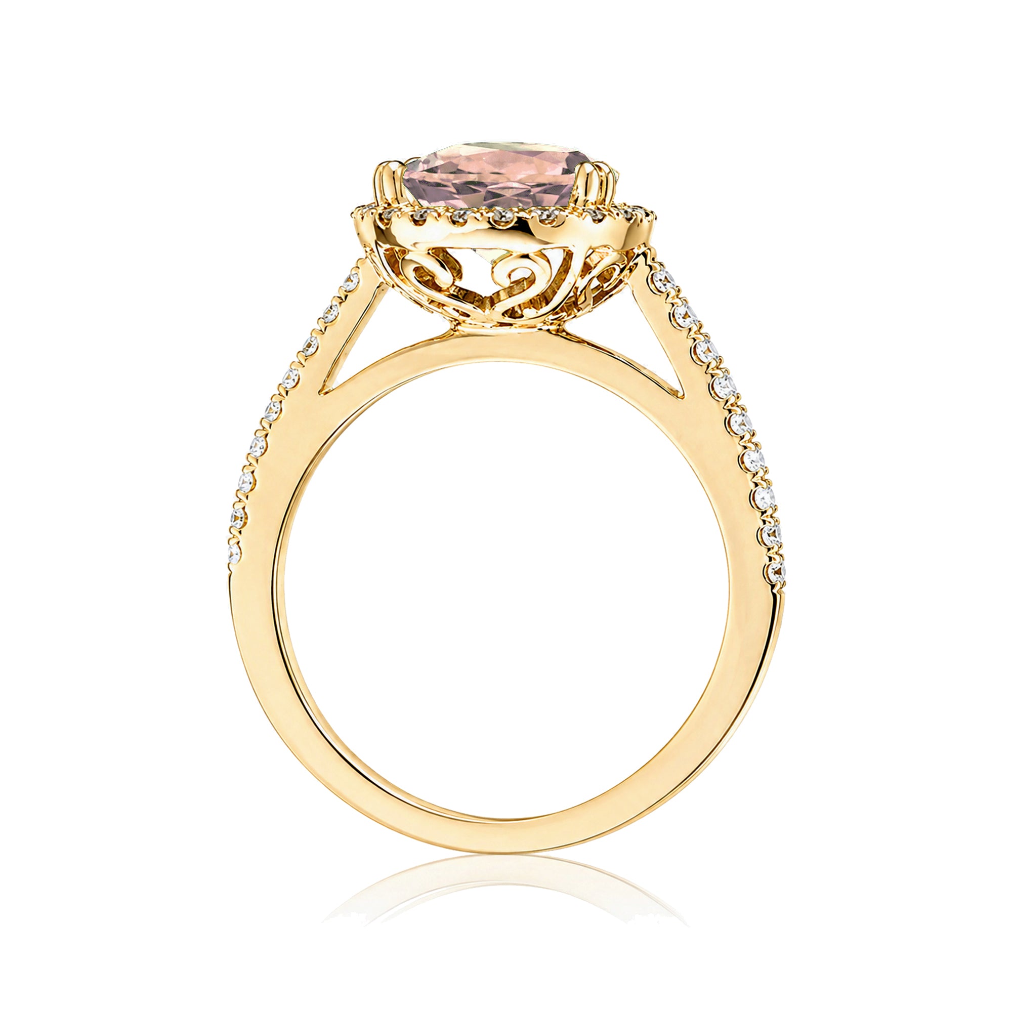 The Signature Pear Morganite Ring