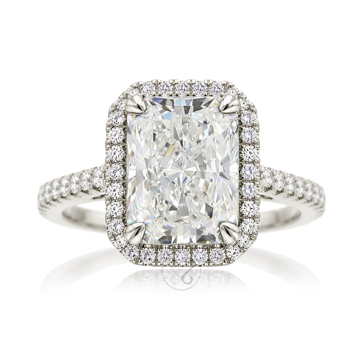 The Signature Radiant Cut Diamond Ring