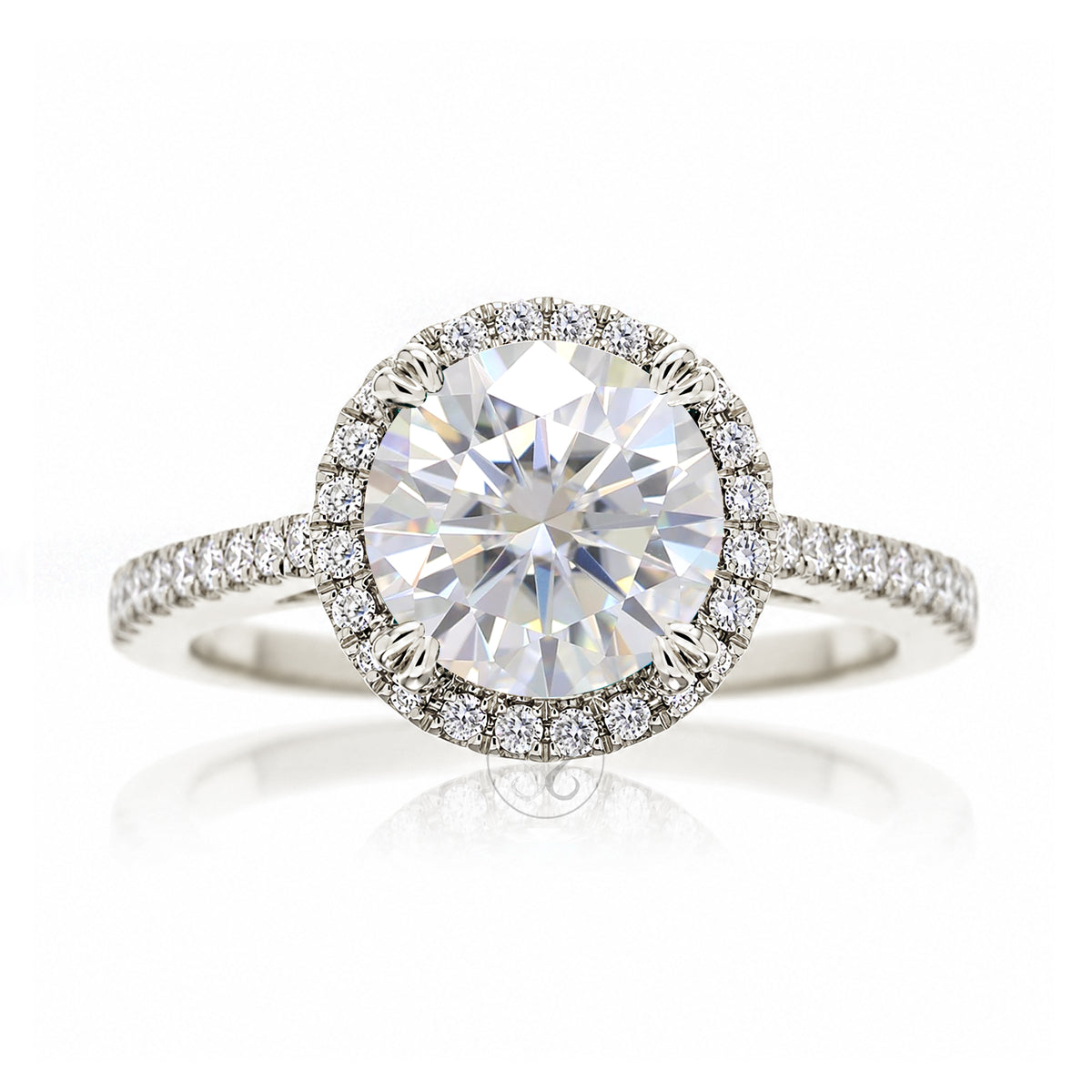 The Signature Round Moissanite Ring