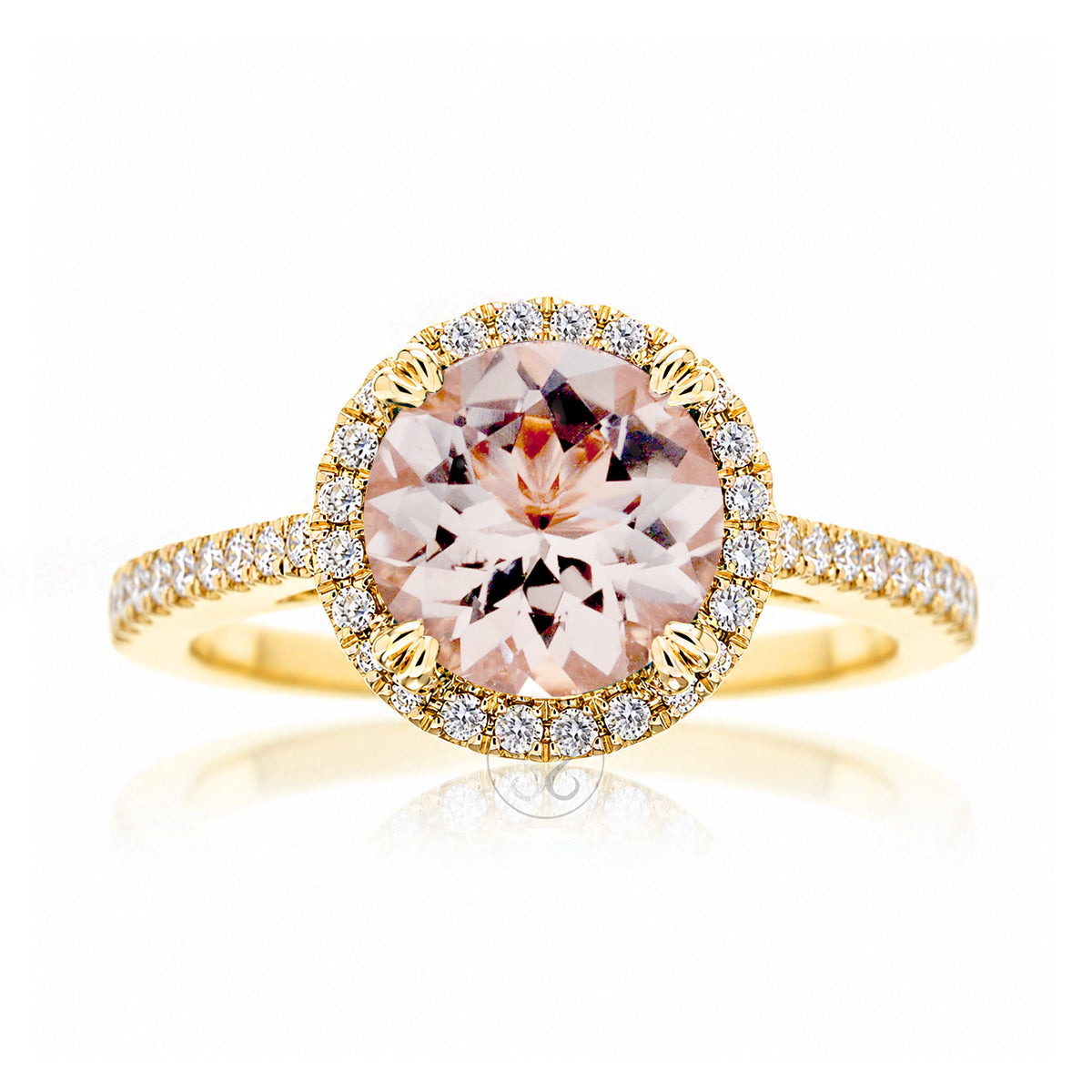 The Signature Round Morganite Ring