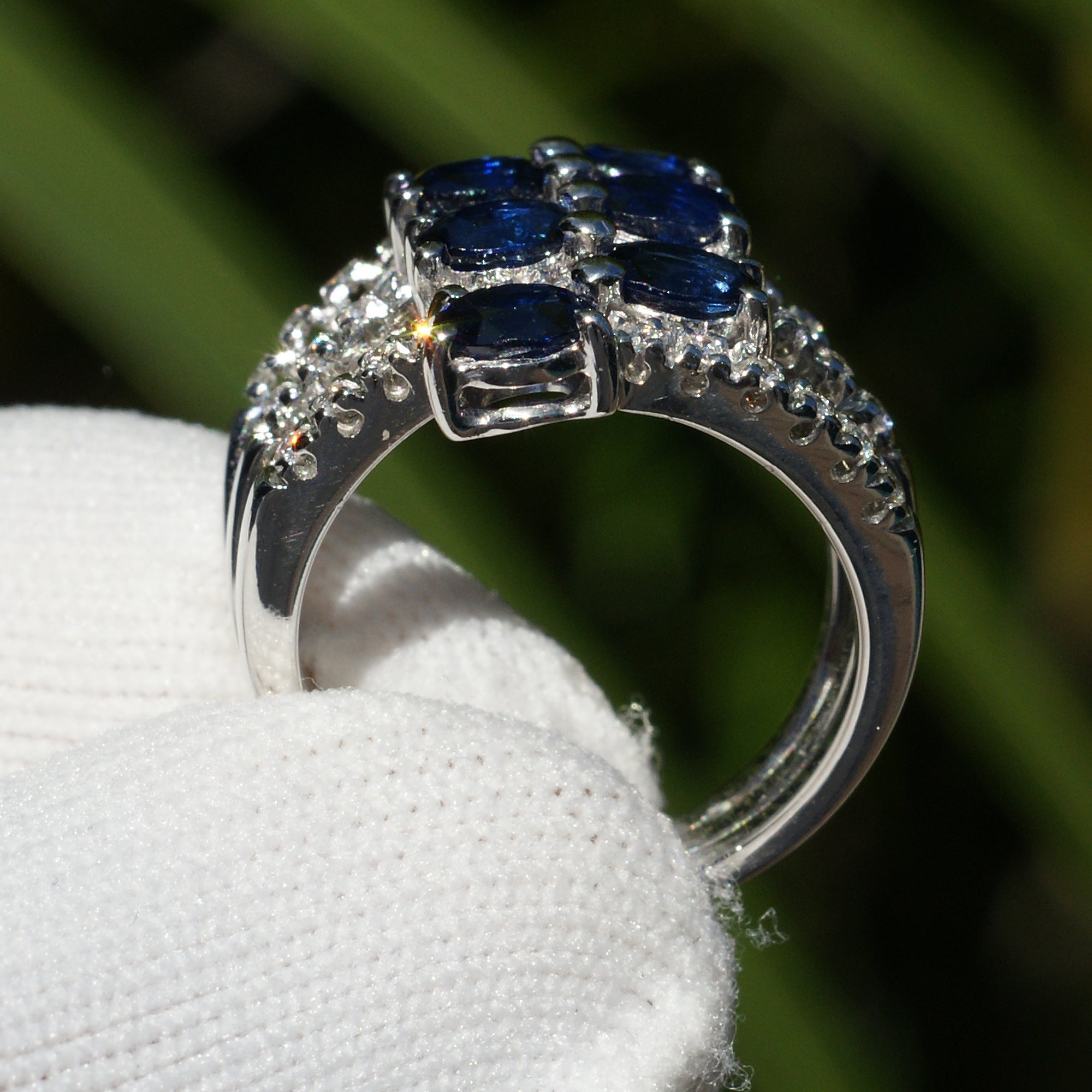 The Madison Oval Sapphire Ring