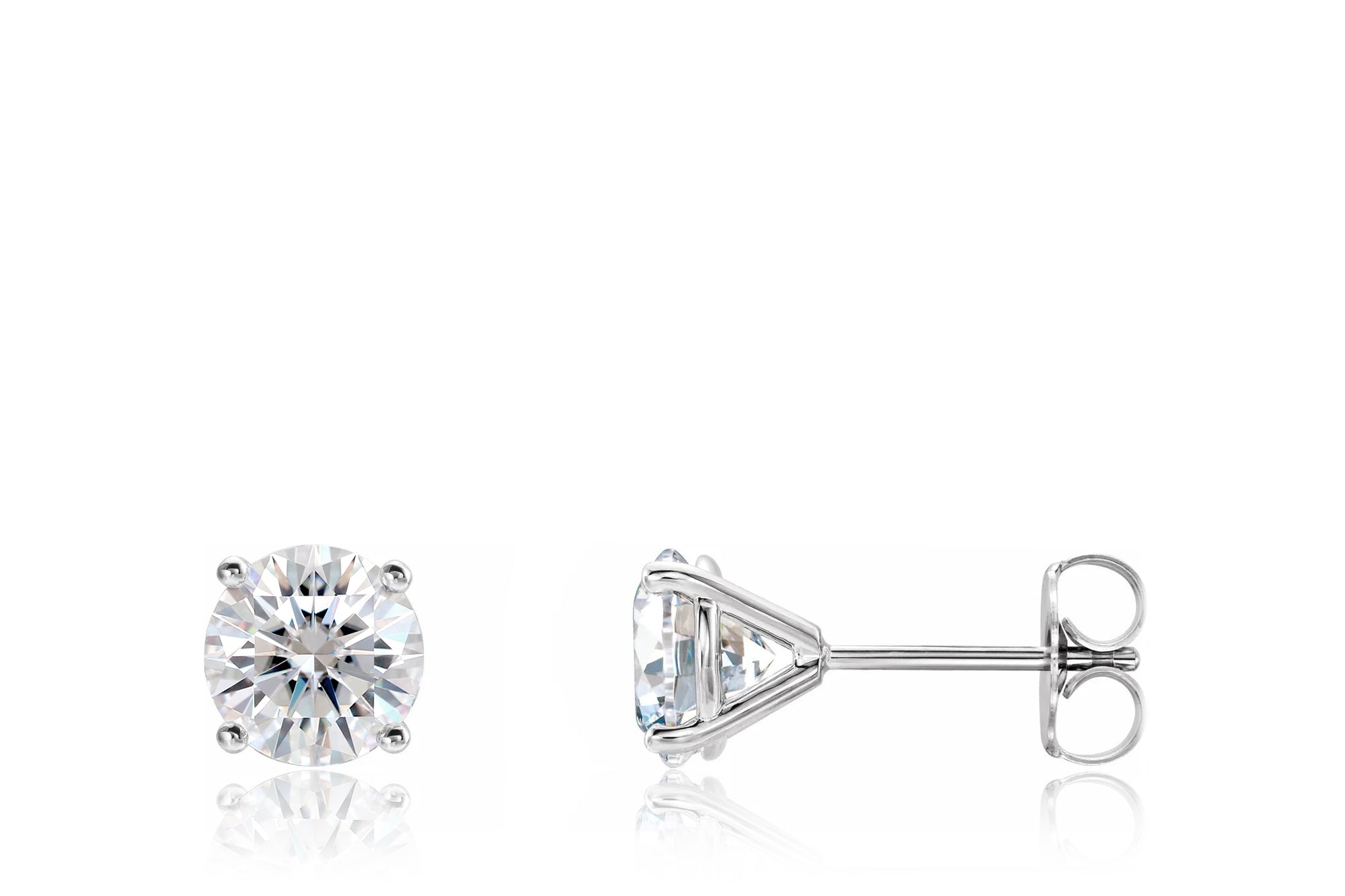 Diamond Martini 4 Prongs Studs (Lab-Grown)