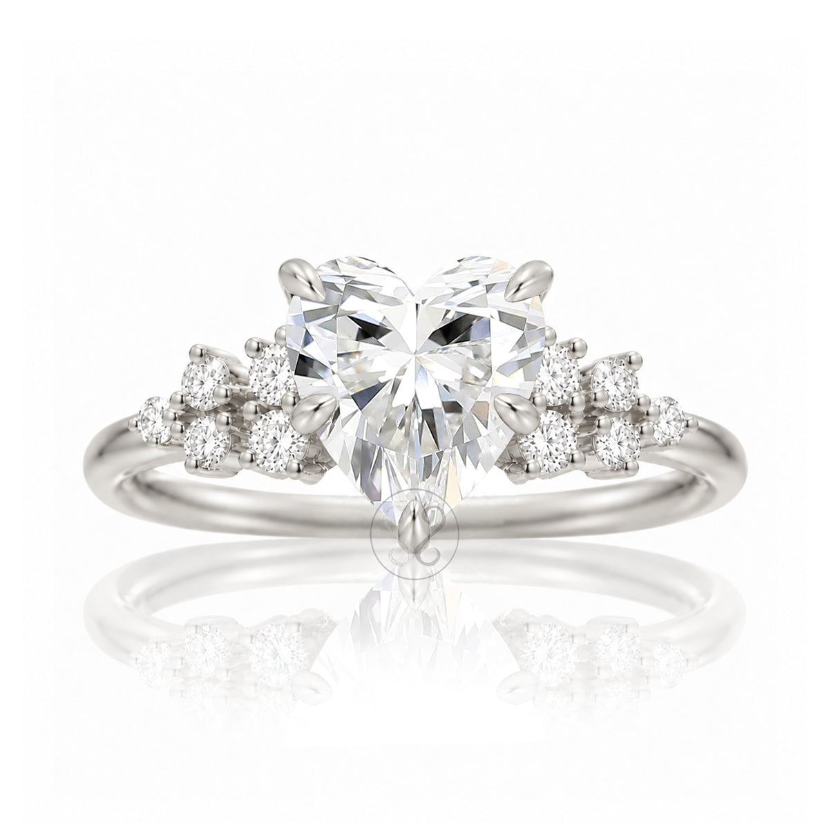 The Stella Heart Diamond Ring