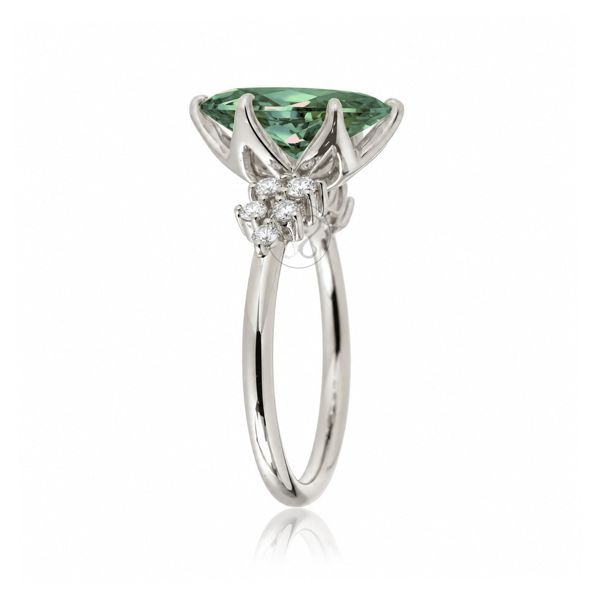The Stella Marquise Green Sapphire Ring