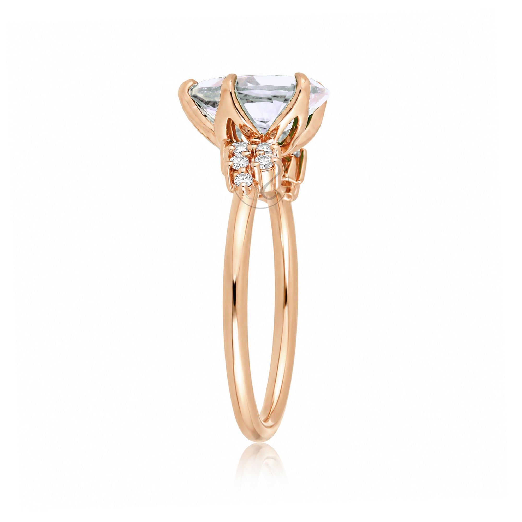 The Stella Pear Cut Diamond Ring (Lab-Grown)